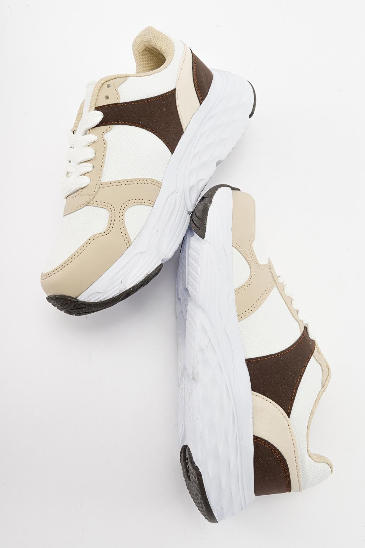 Kadın Spor Ayakkabı BEJ KAHVE - Görsel 7