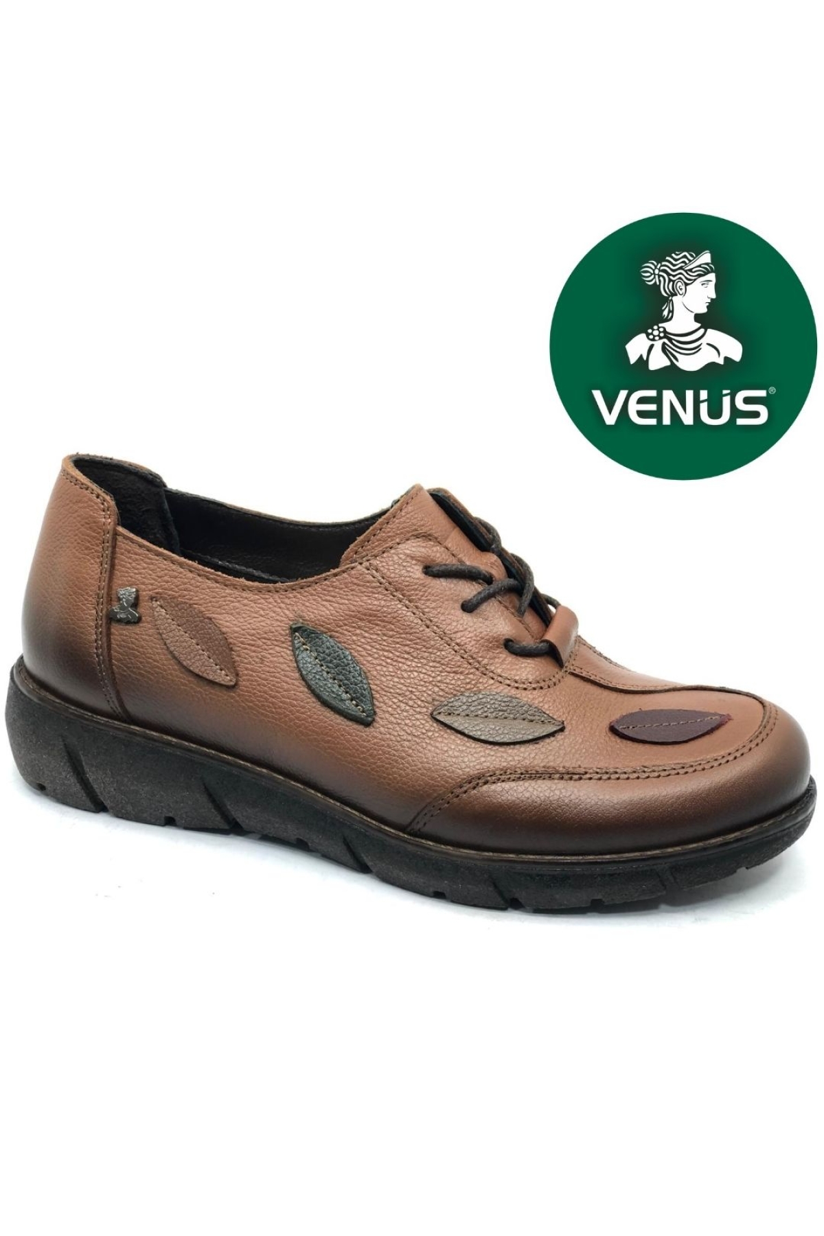 Yello Hakiki Deri Ortopedik Kadın Casual Ayakkabı - Görsel 3