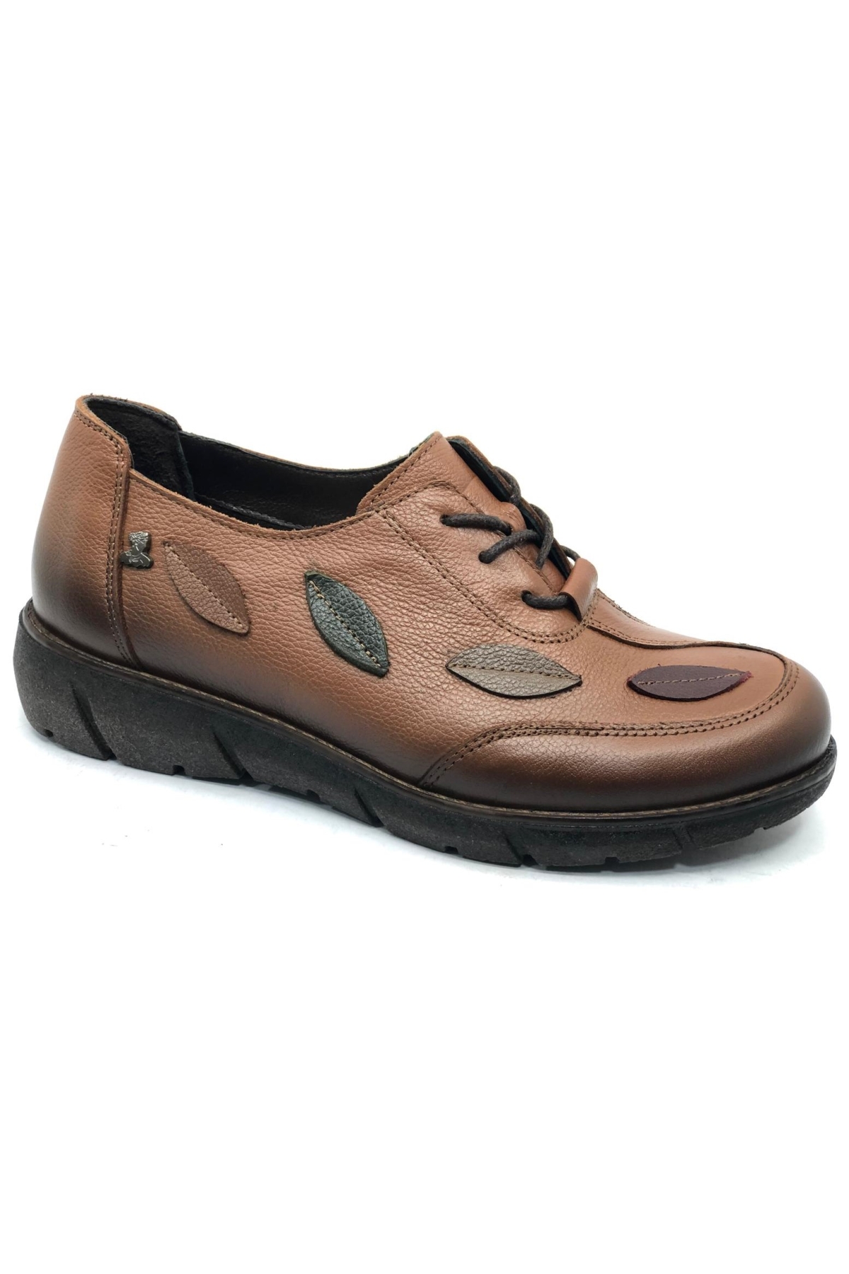 Yello Hakiki Deri Ortopedik Kadın Casual Ayakkabı - Görsel 4