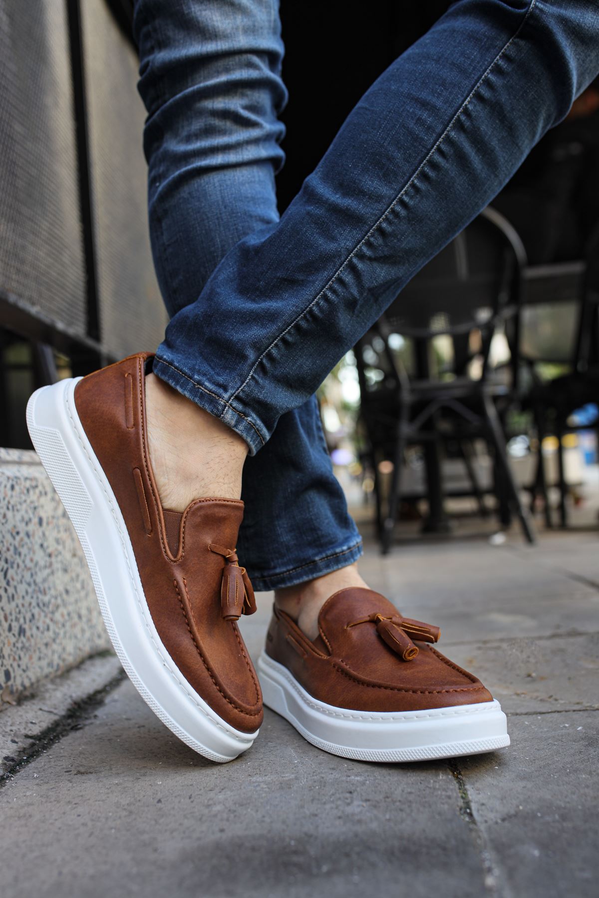 CH127 CBT Loafer-X Erkek Ayakkabı TABA - Görsel 4