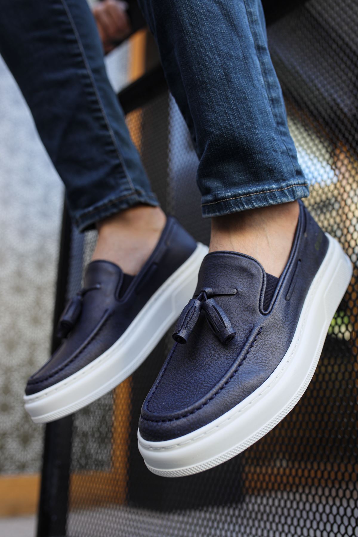 CH127 CBT Loafer-X Erkek Ayakkabı LACIVERT - Görsel 4