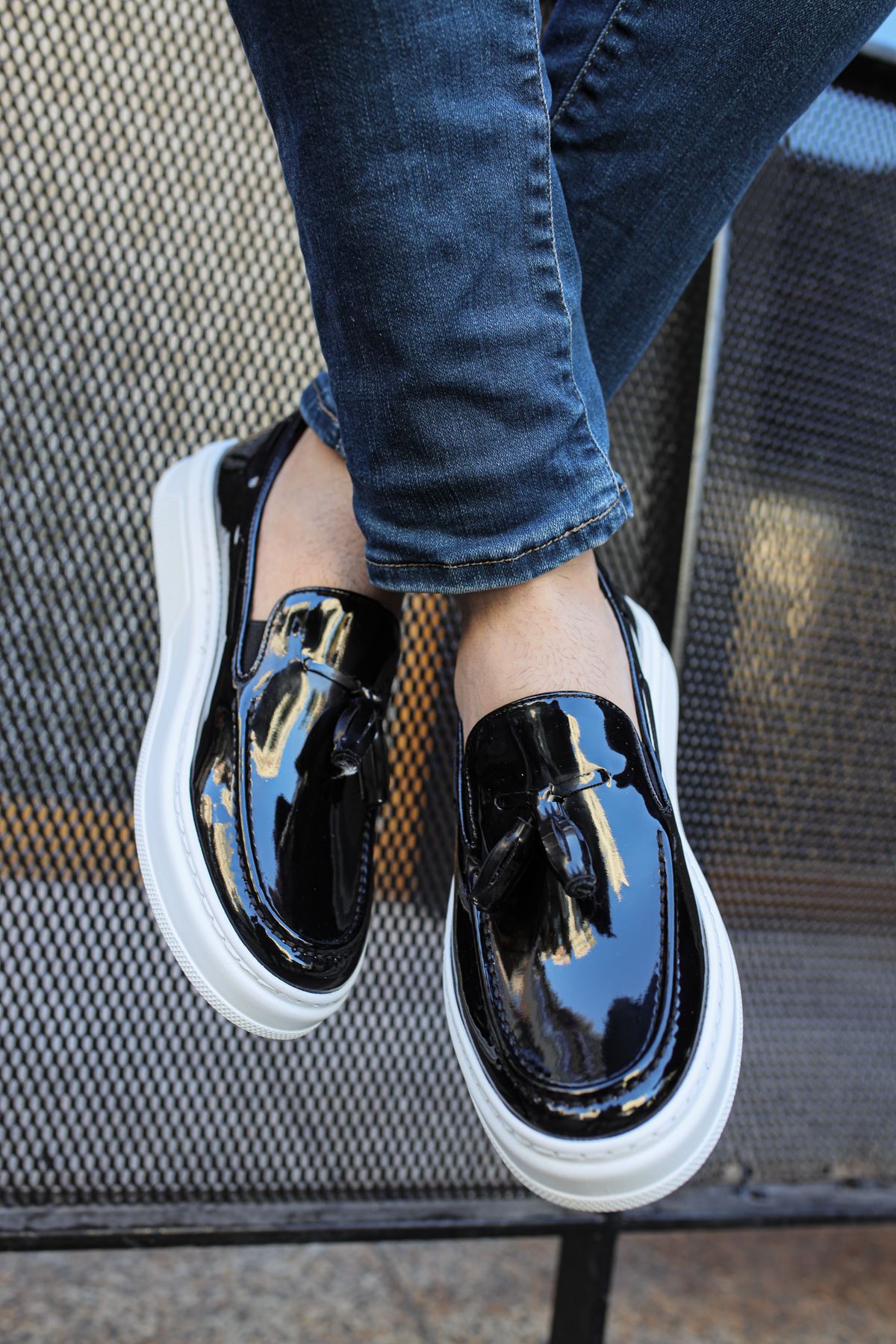 CH127 RBT Loafer-X Erkek Ayakkabı SIYAH - Görsel 4