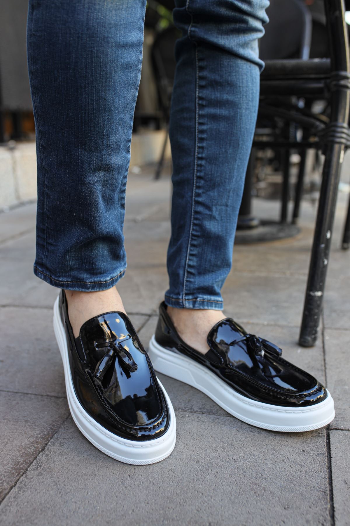 CH127 RBT Loafer-X Erkek Ayakkabı SIYAH - Görsel 5