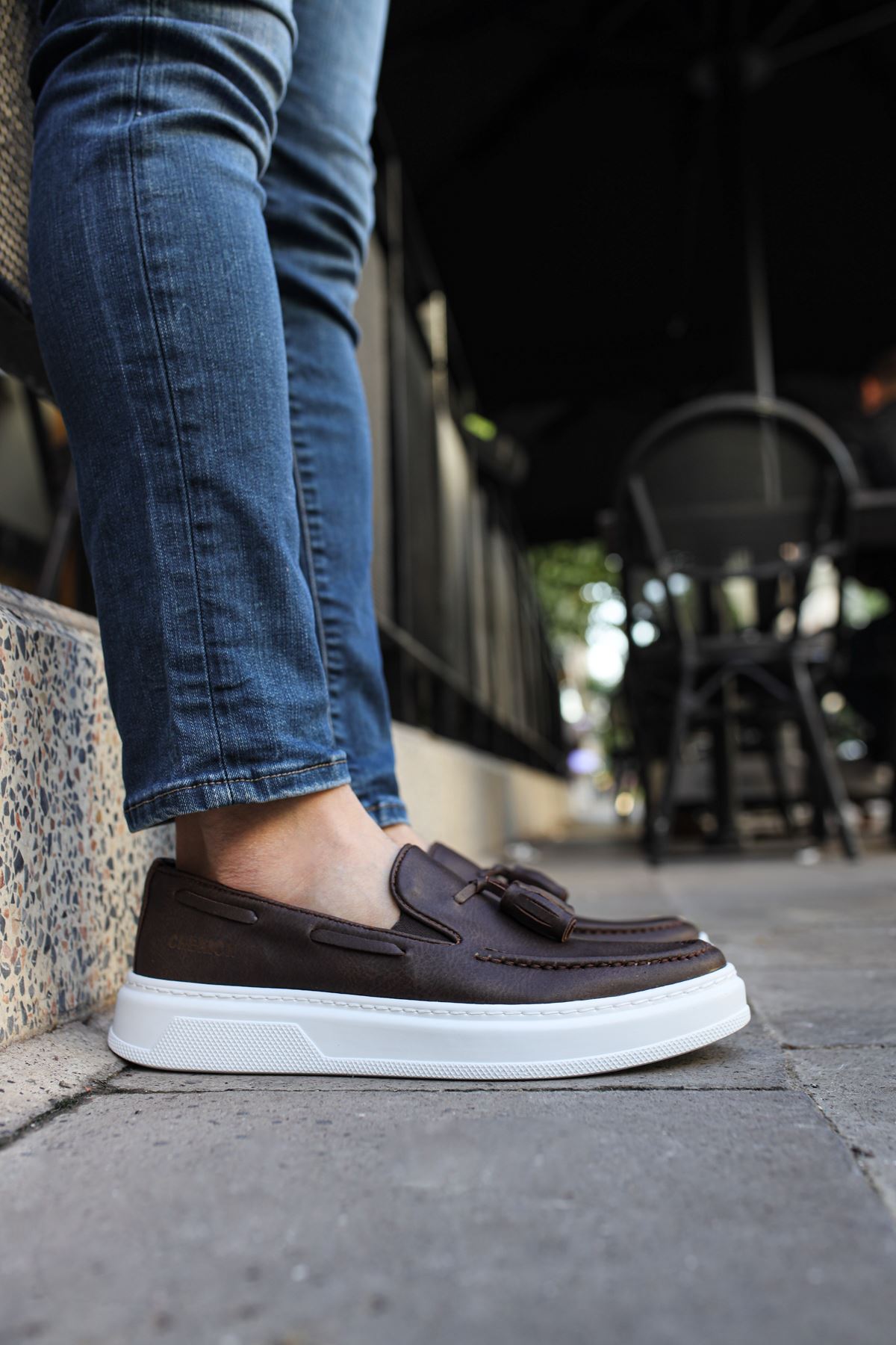 CH127 CBT Loafer-X Erkek Ayakkabı KAHVE - Görsel 5