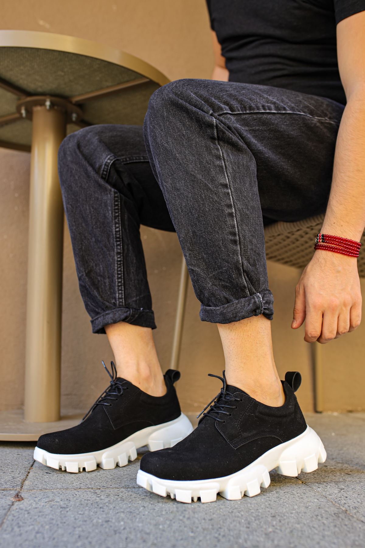 CH093 SBT Castle Erkek Ayakkabı SIYAH - Görsel 4