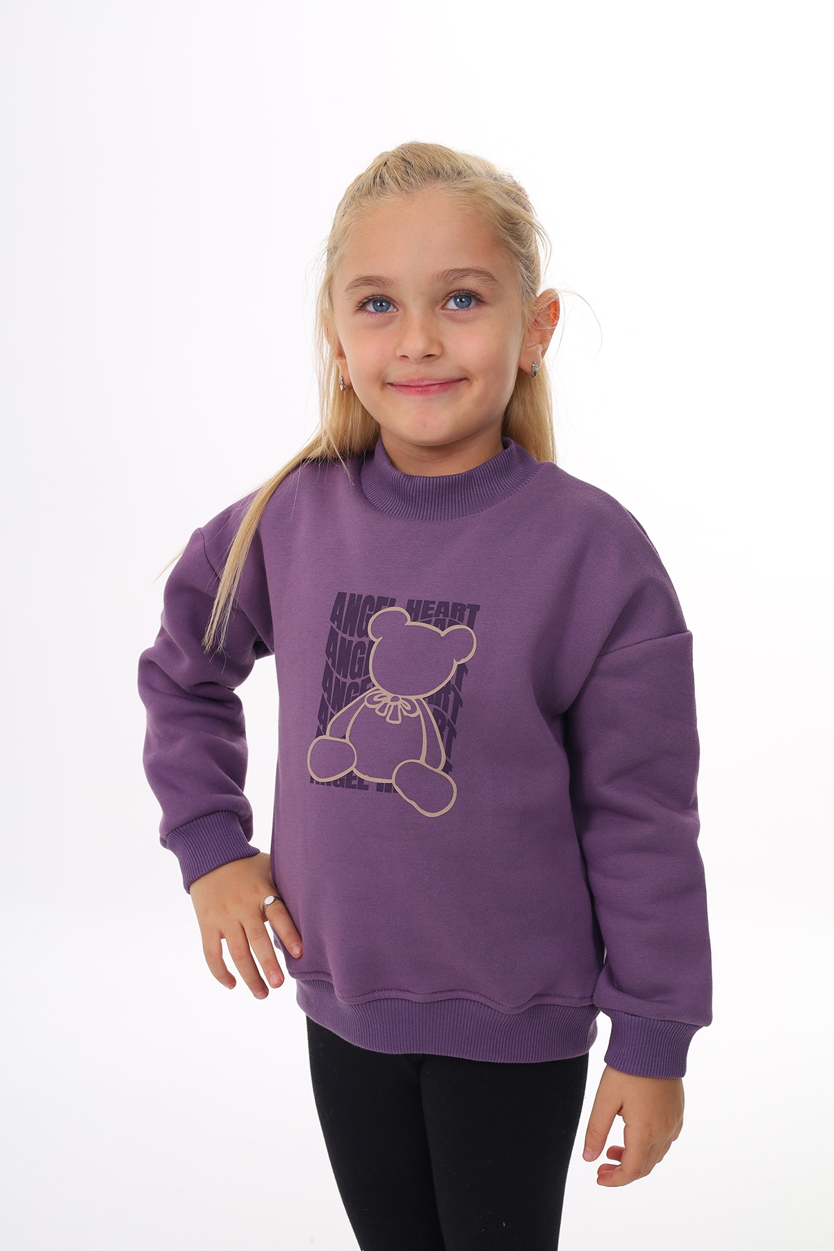 Toontoy Kız Çocuk Baskılı Sweatshirt