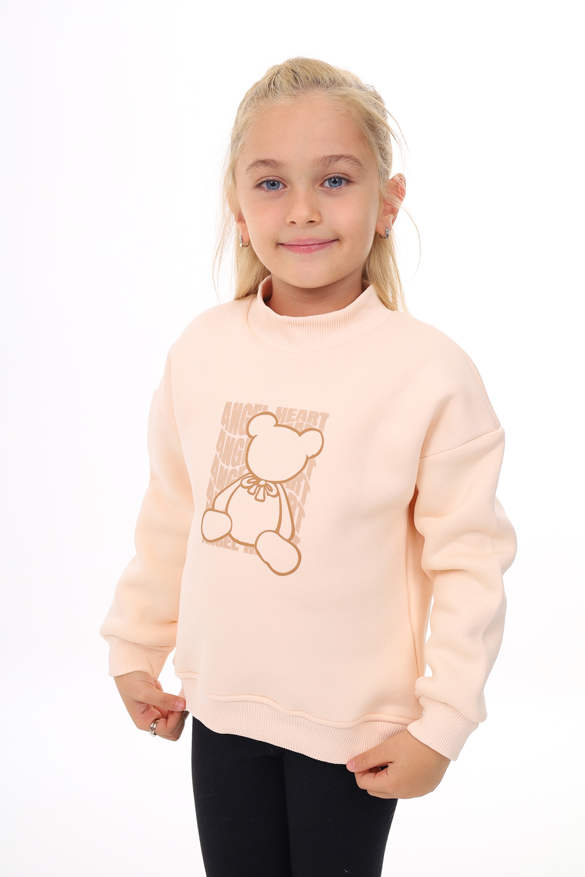 Toontoy Kız Çocuk Baskılı Sweatshirt