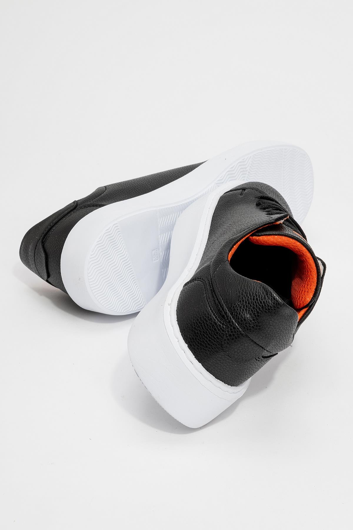 Günlük Erkek Ayakkabı SİYAH BEYAZ - Görsel 5