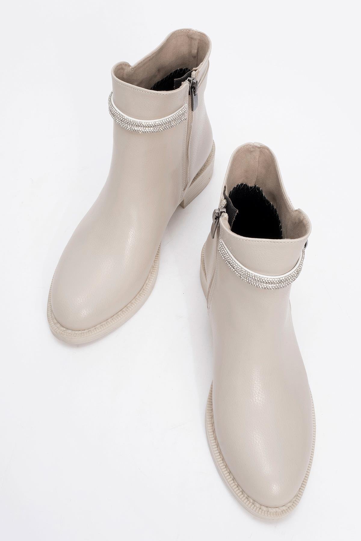 Kadın Taşlı Bot TEN CİLT - Görsel 6