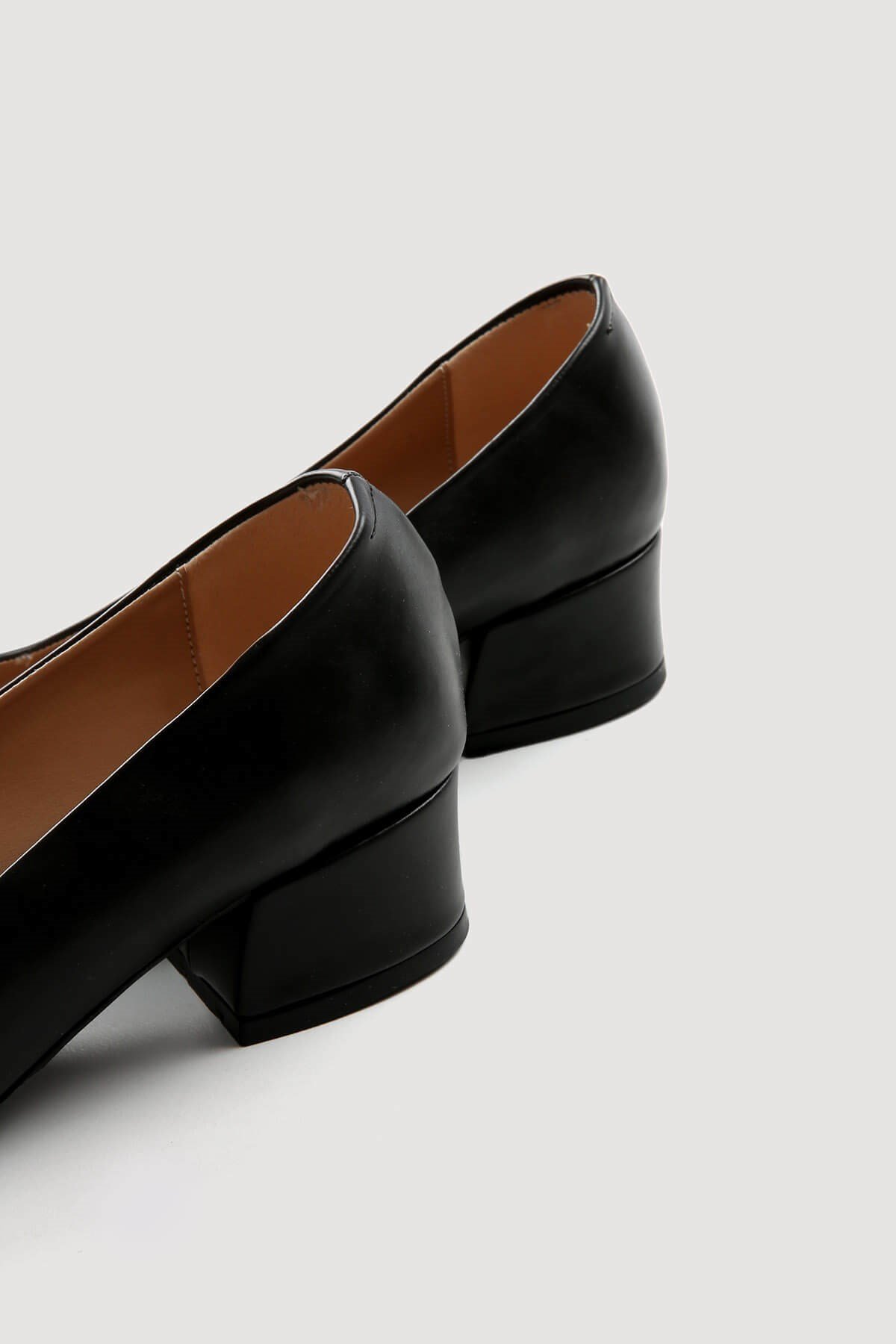 Kadın Günlük Topuklu Ayakkabı SİYAH CİLT - Görsel 3