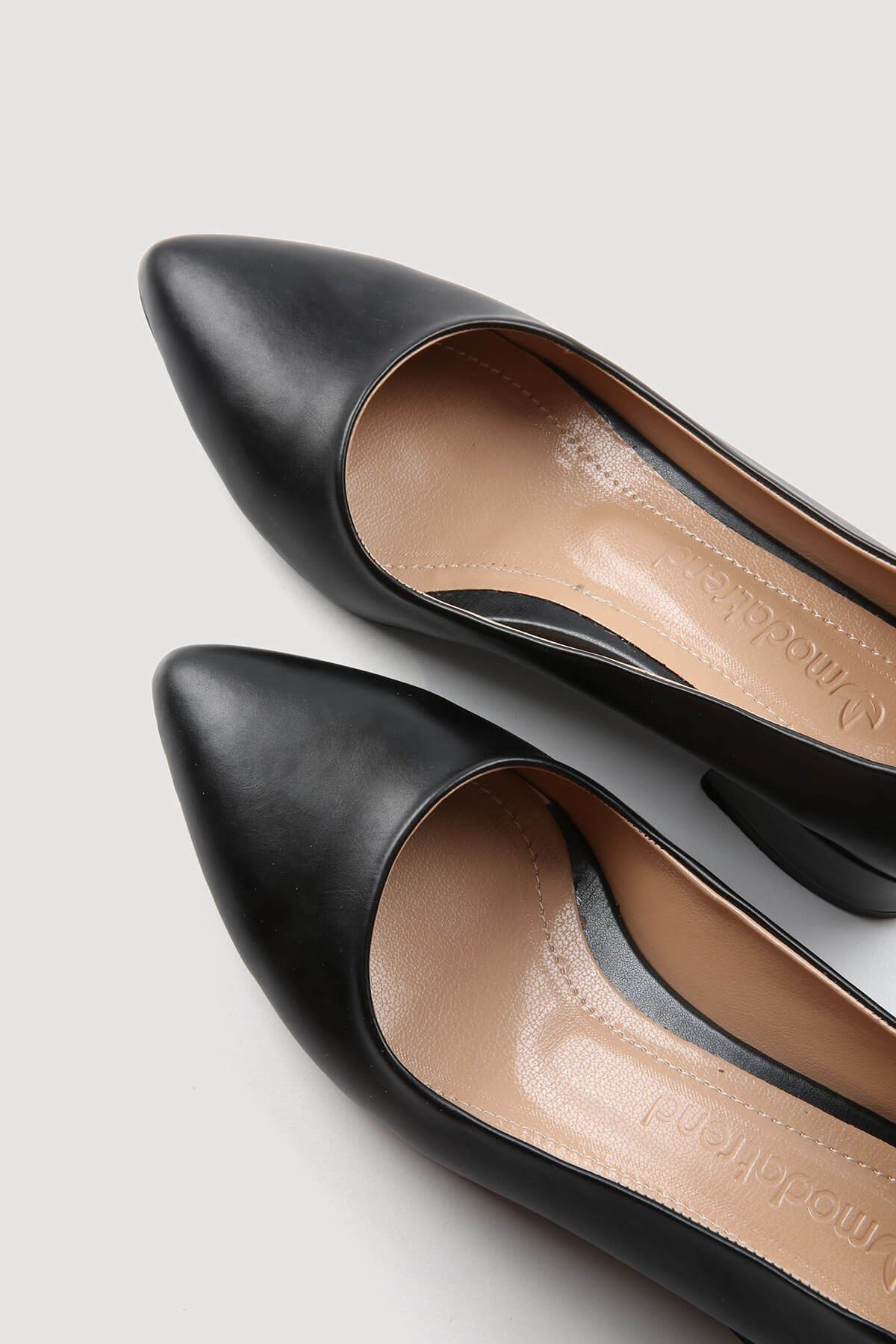 Kadın Günlük Topuklu Ayakkabı SİYAH CİLT - Görsel 4