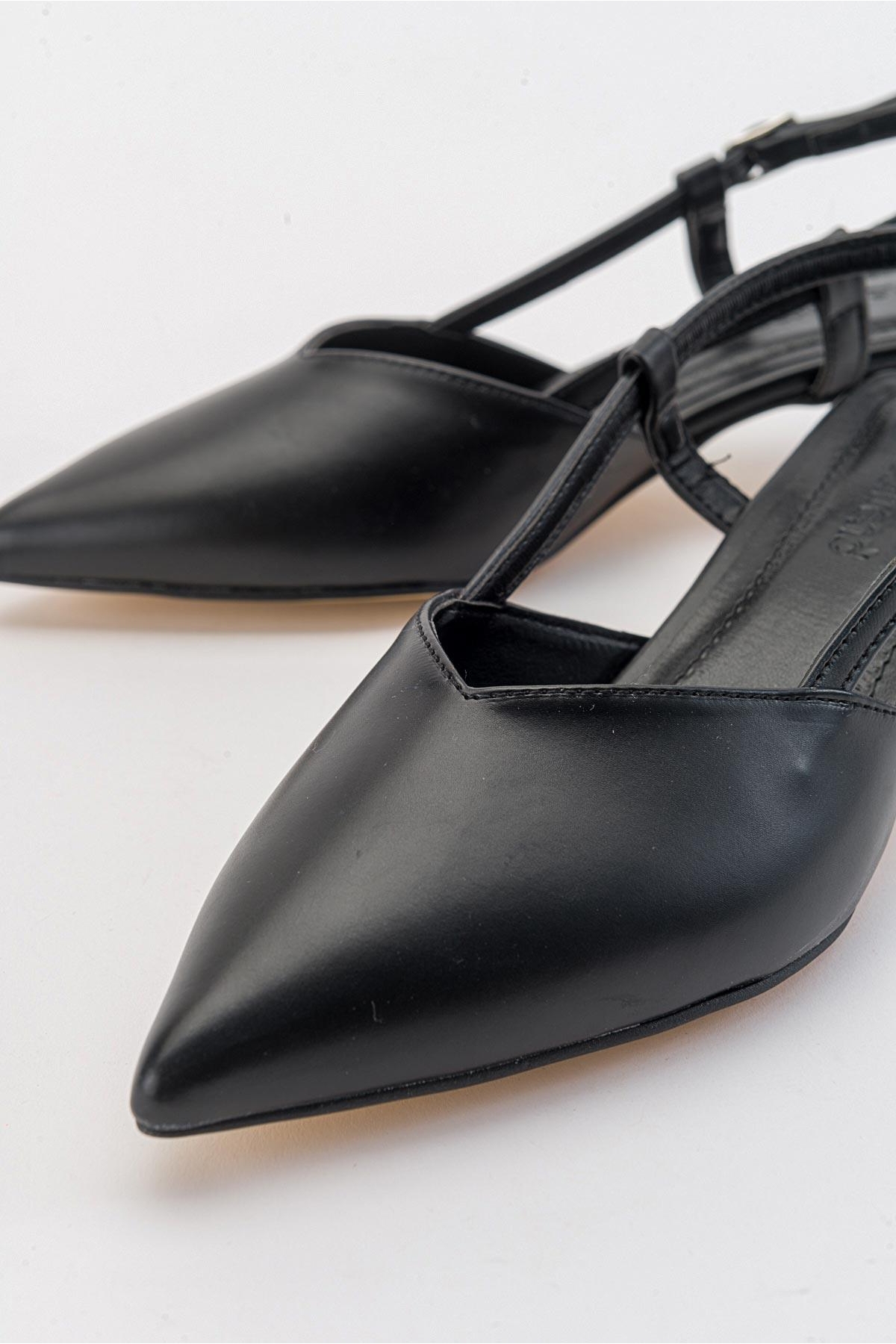 Kadın Topuklu Sandalet SİYAH CİLT - Görsel 4