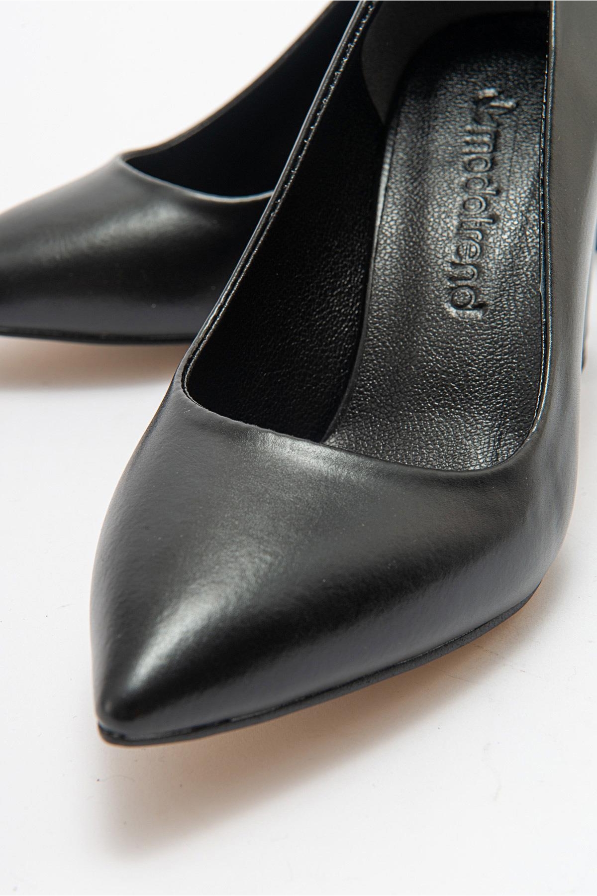 Kadın Ökçeli Stiletto SİYAH CİLT - Görsel 4
