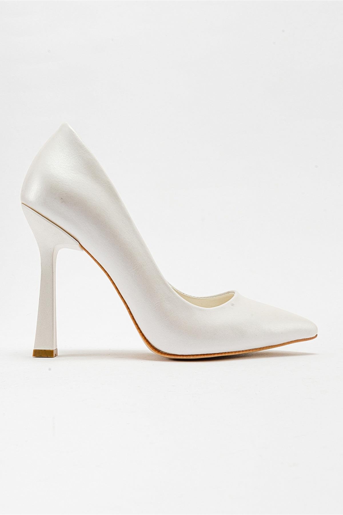 Kadın Stiletto Ayakkabı SEDEF CİLT - Görsel 3