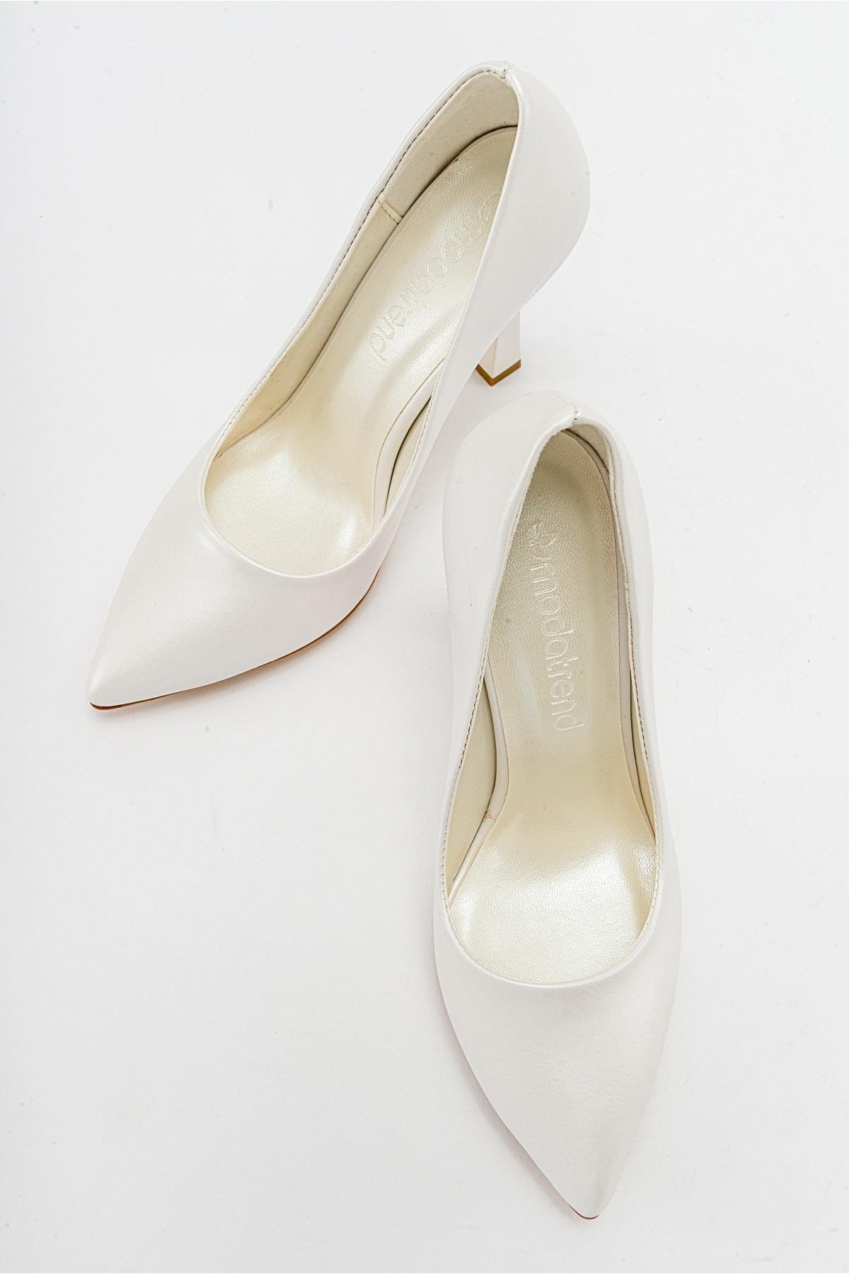 Kadın Stiletto Ayakkabı SEDEF CİLT - Görsel 6