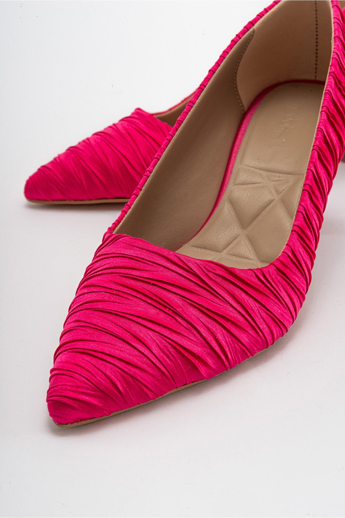 Kadın Stiletto Ayakkabı FUJE SATEN - Görsel 4