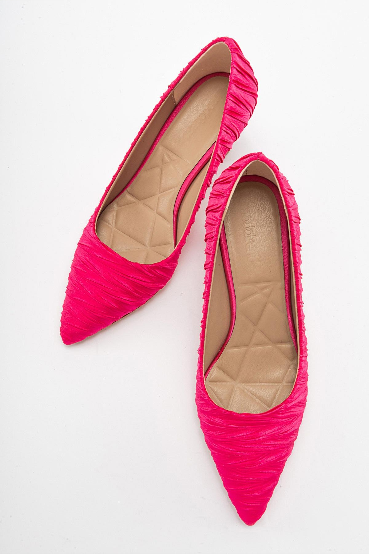 Kadın Stiletto Ayakkabı FUJE SATEN - Görsel 6