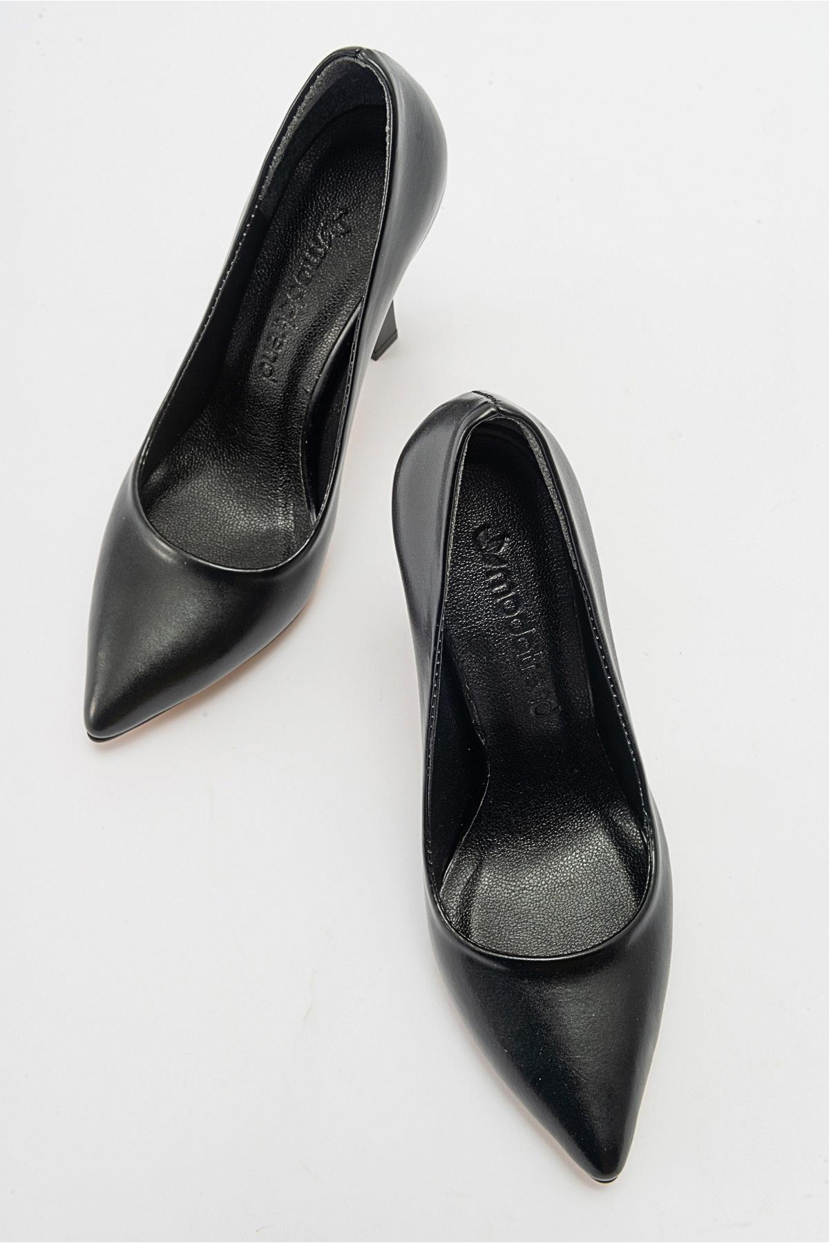 Ccway Siyah Ccway Stiletto Kadın Ayakkabı