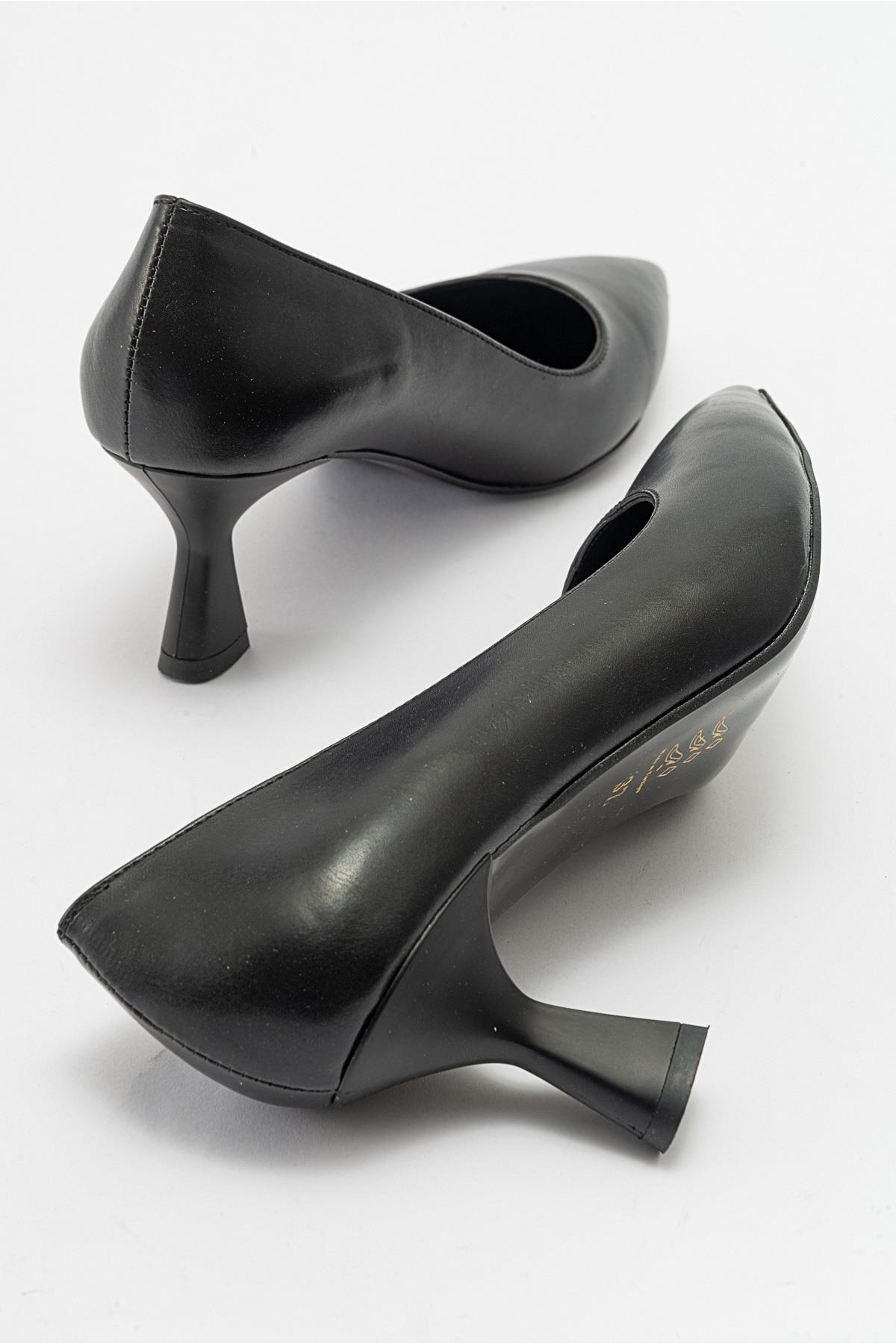 Kadın Stiletto Ayakkabı SİYAH CİLT - Görsel 5