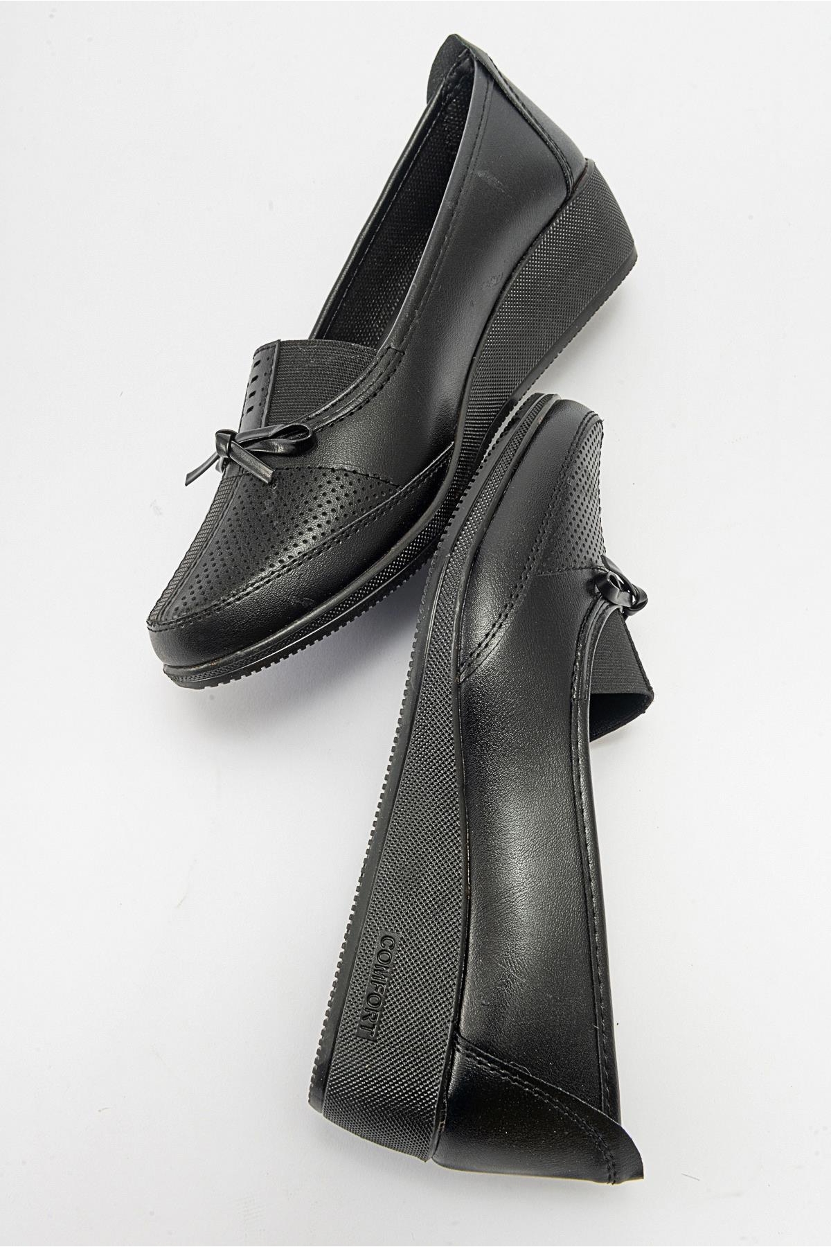 Kadın Günlük Ayakkabı SİYAH CİLT SİYAH - Görsel 7