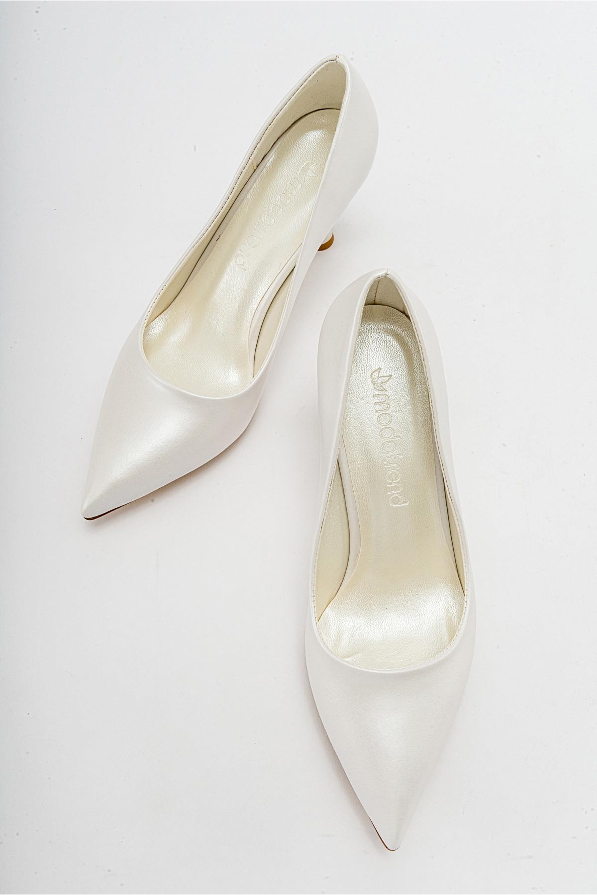 Kadın Stiletto Ayakkabı SEDEF CİLT - Görsel 6