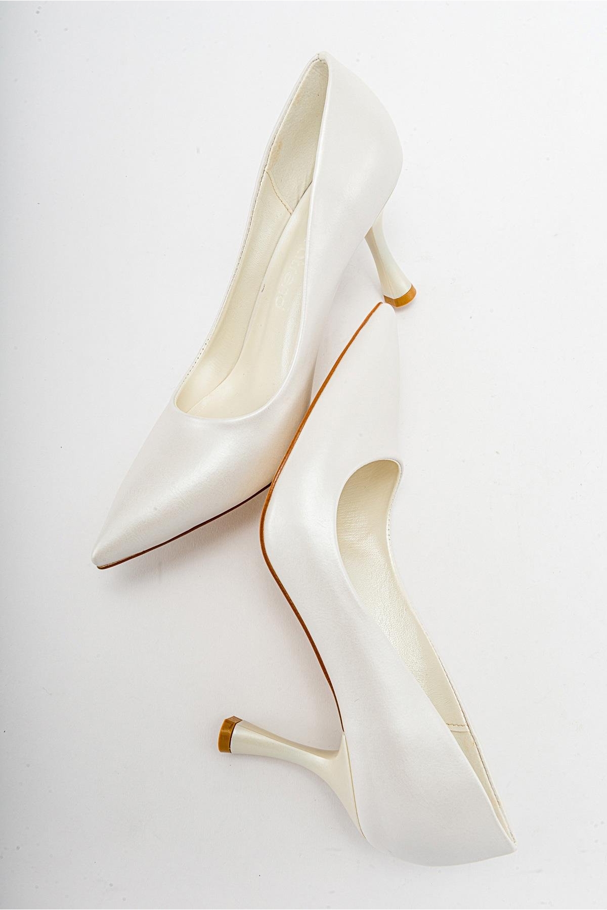 Kadın Stiletto Ayakkabı SEDEF CİLT - Görsel 7