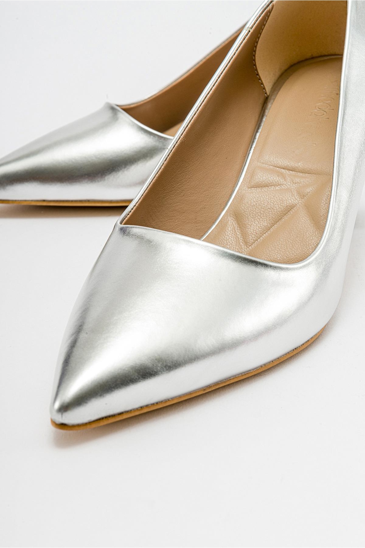 Kadın Stiletto Ayakkabı GÜMÜŞ ZRA - Görsel 4