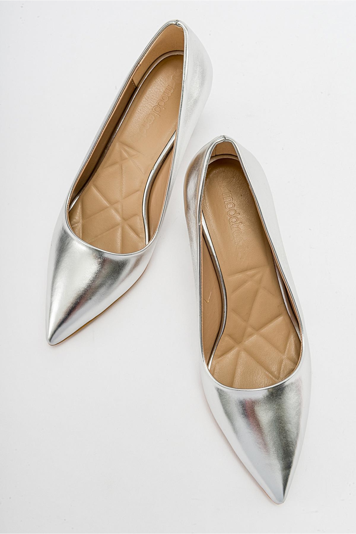 Kadın Stiletto Ayakkabı GÜMÜŞ ZRA - Görsel 7