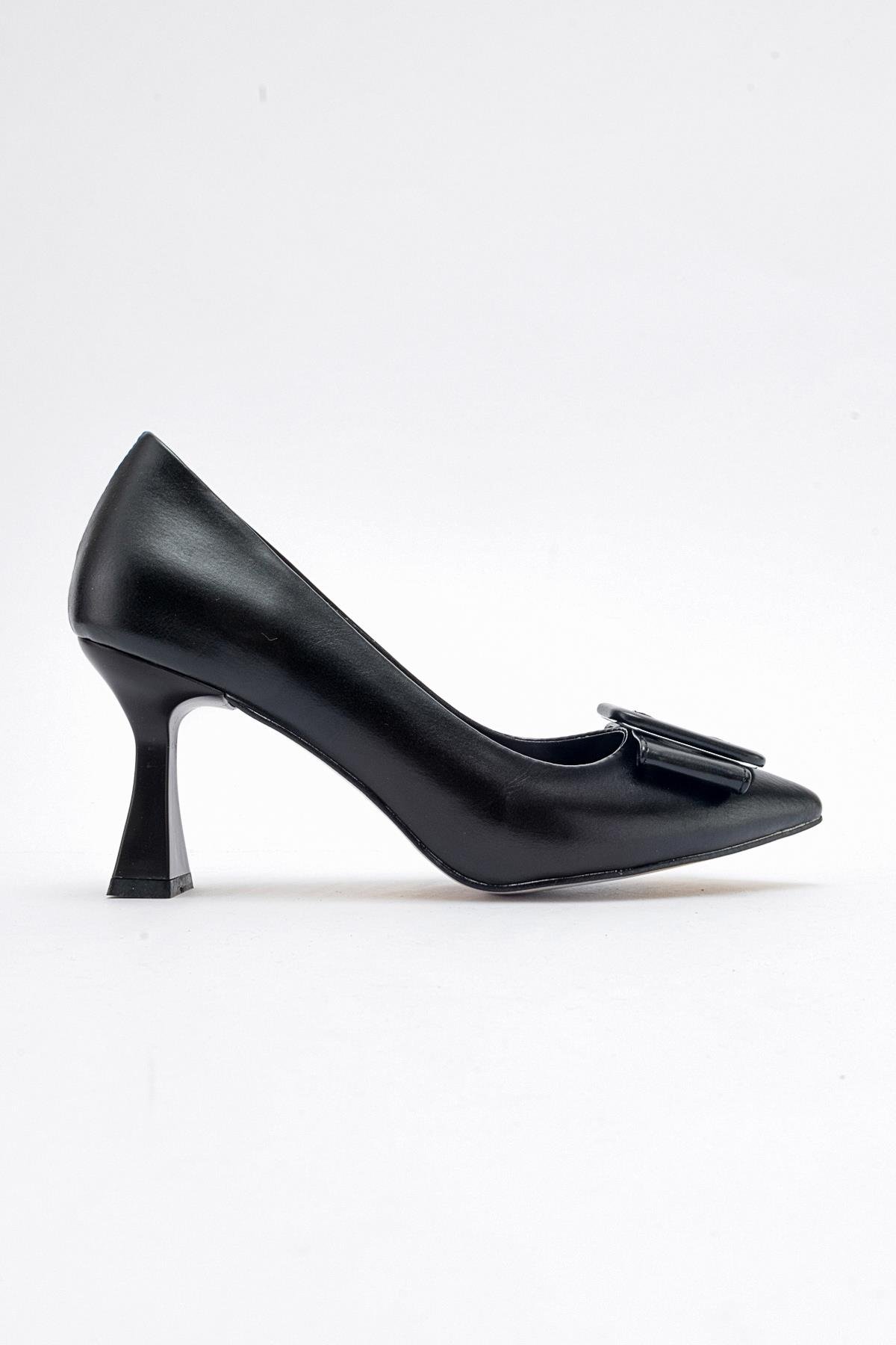 Kadın Tokalı Stiletto SİYAH CİLT - Görsel 3
