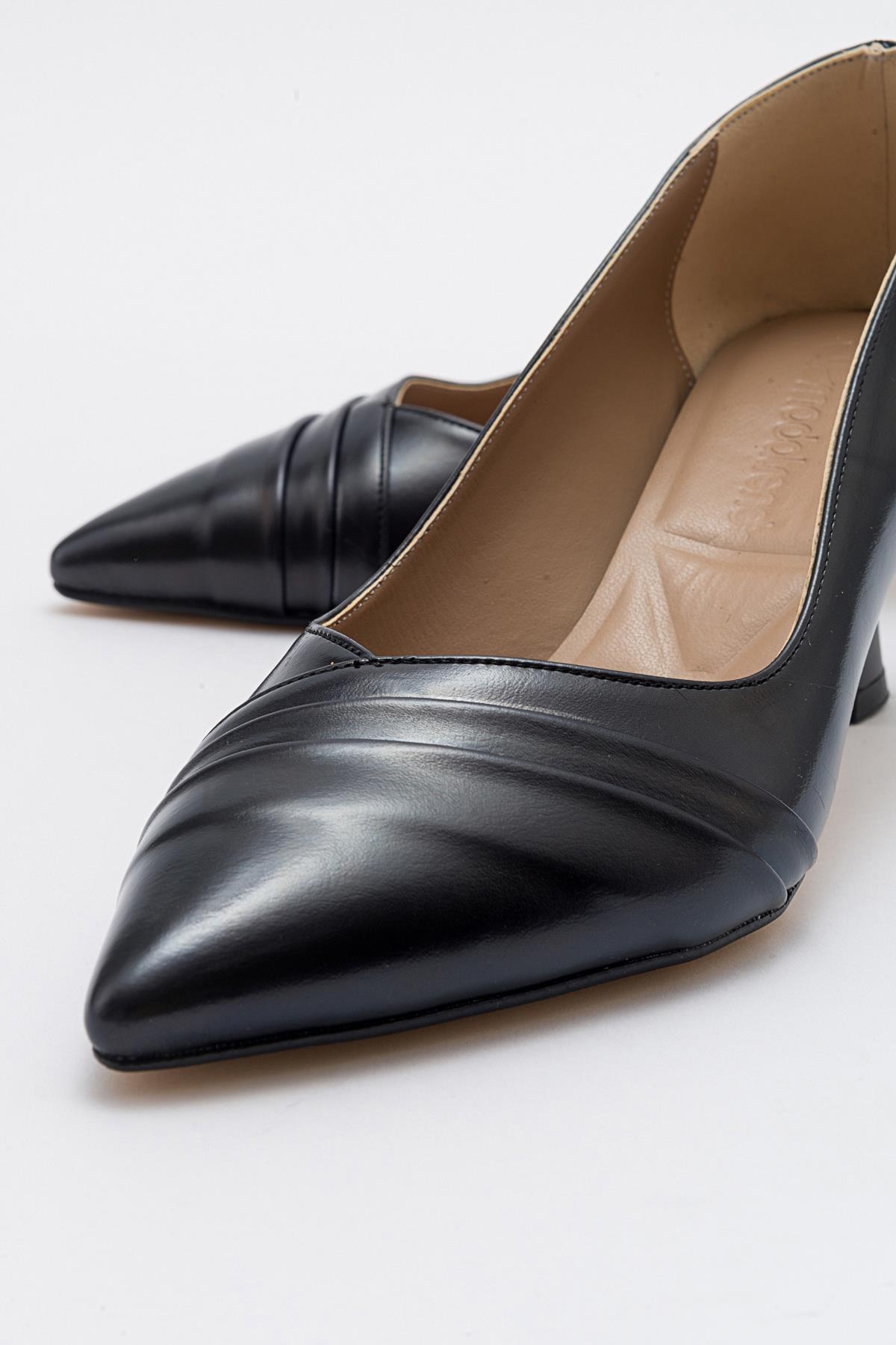 Kadın Topuklu Ayakkabı SİYAH ZRA - Görsel 4