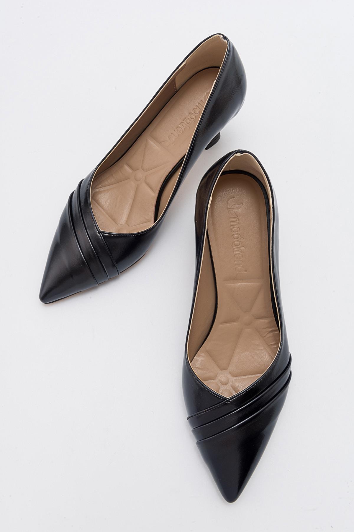 Kadın Topuklu Ayakkabı SİYAH ZRA - Görsel 6