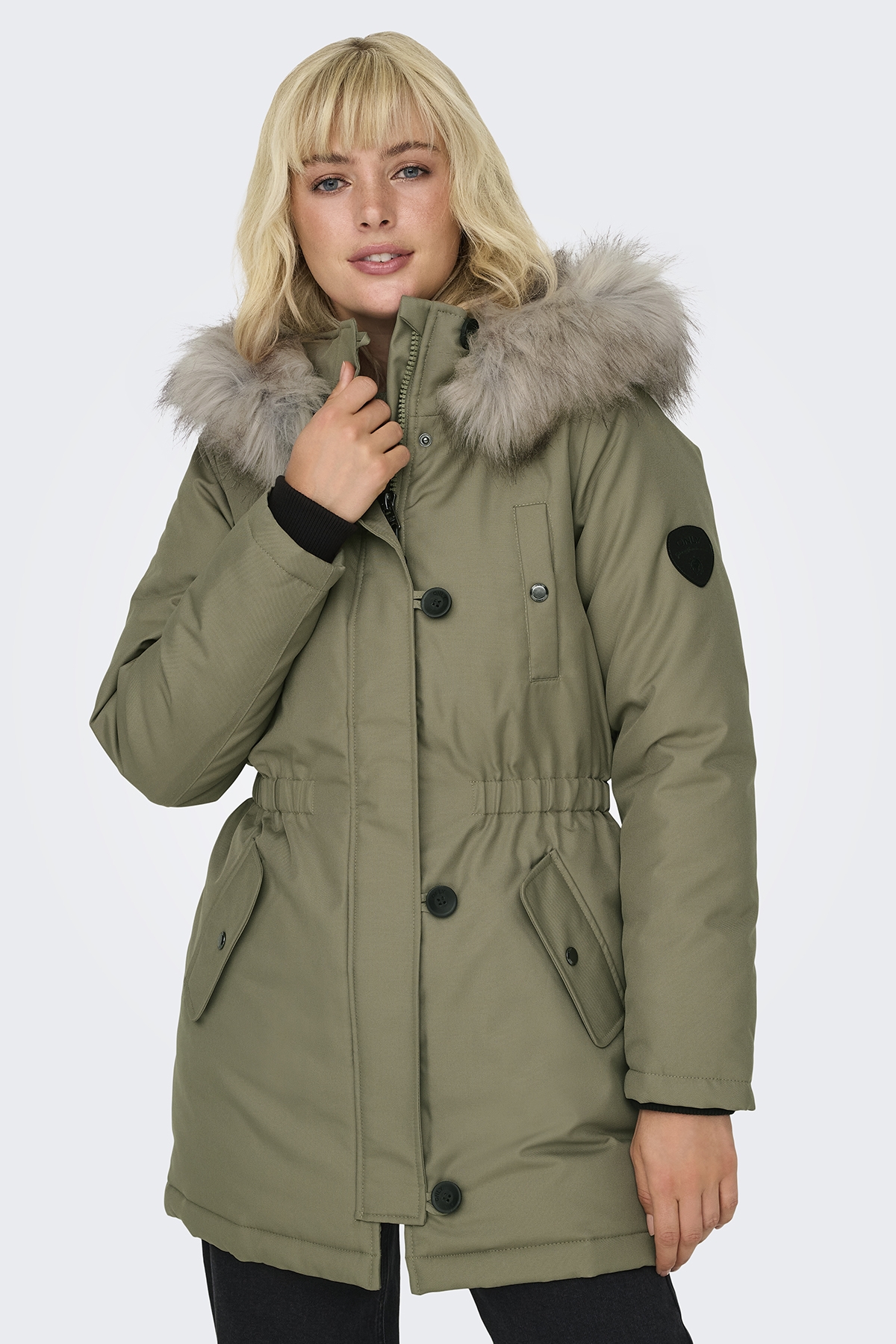 Bayan Parka 15304625 HAKİ