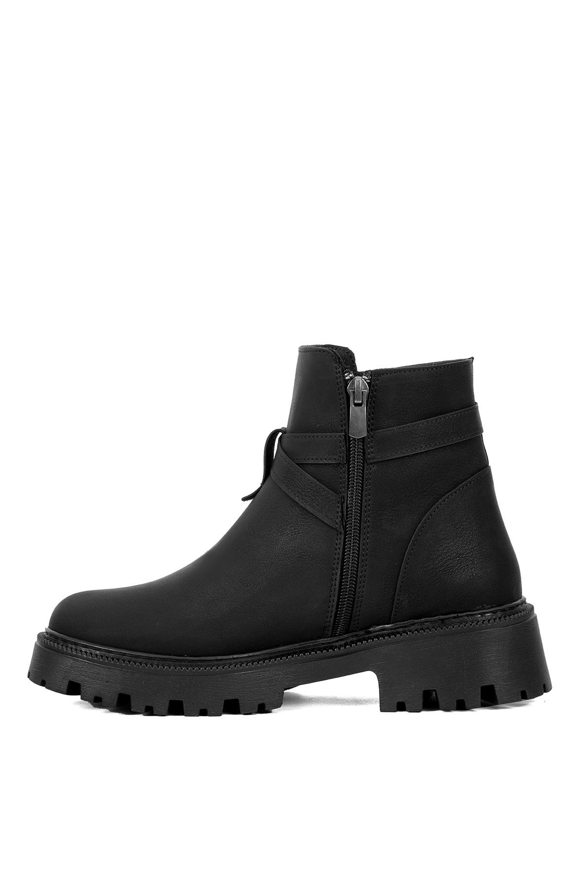 Elit ONY350N Kadın Klasik Bot Siyah - Görsel 4