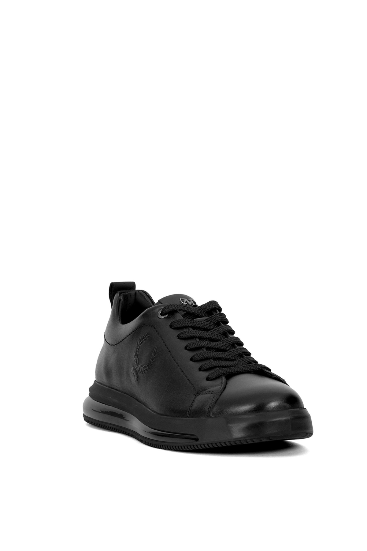 152-20171C Erkek Hakiki Deri Casual Ayakkabı Siyah - Görsel 3