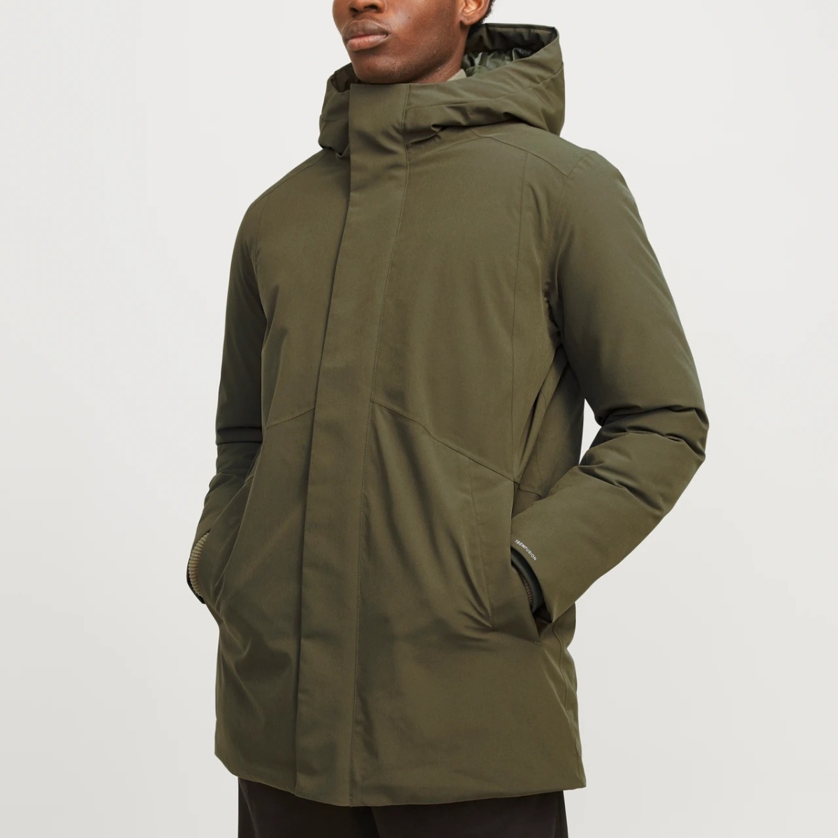 Parka Jack & Jones Jjekeen Homme - Veste D'automne/hiver à Capuche, Coupe Classique, Tendance - Pour Quotidien, Décontracté