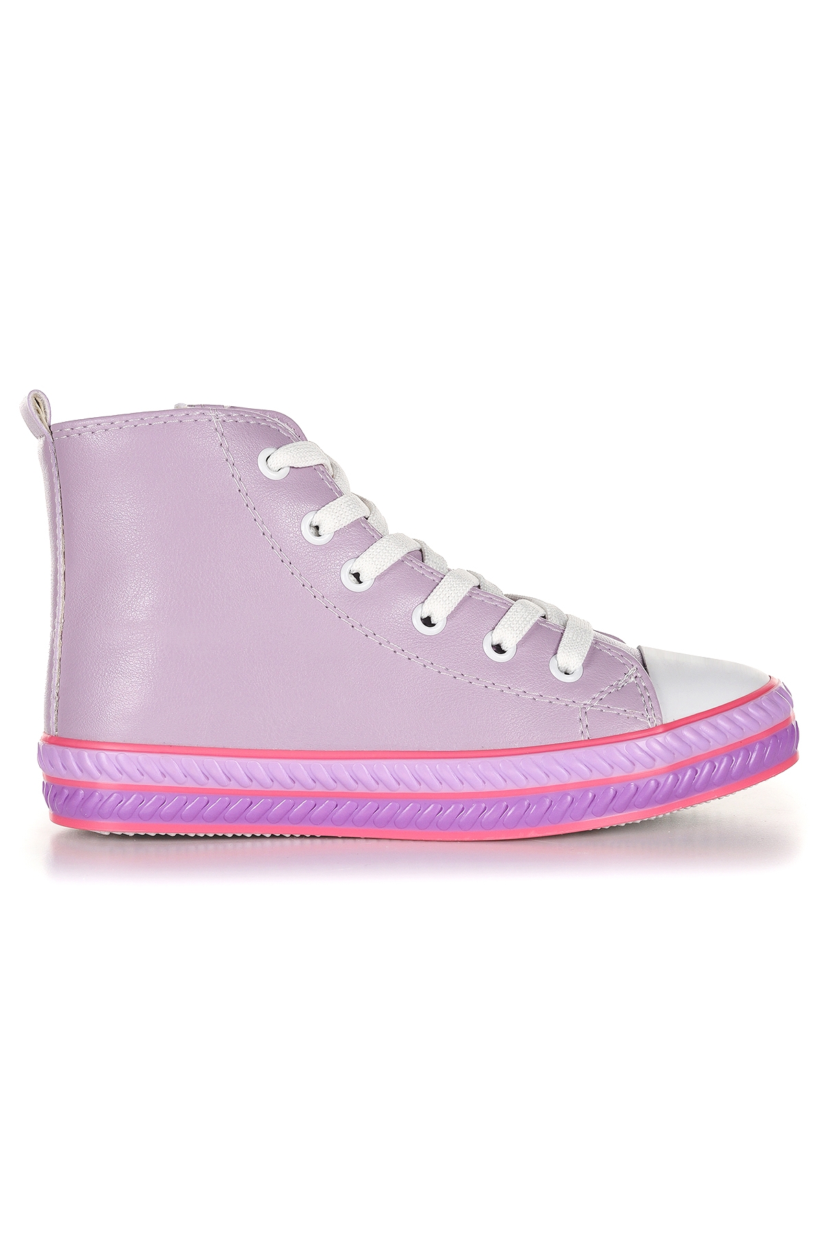 Pant Günlük Bağcıklı Fermuarlı Kız Çocuk Spor Ayakkabı Lila - Görsel 5