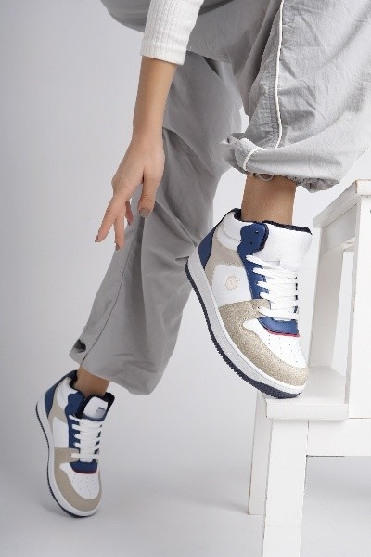 2110 BOĞAZLI UNISEX SNEAKER SPOR AYAKKABI - Görsel 4