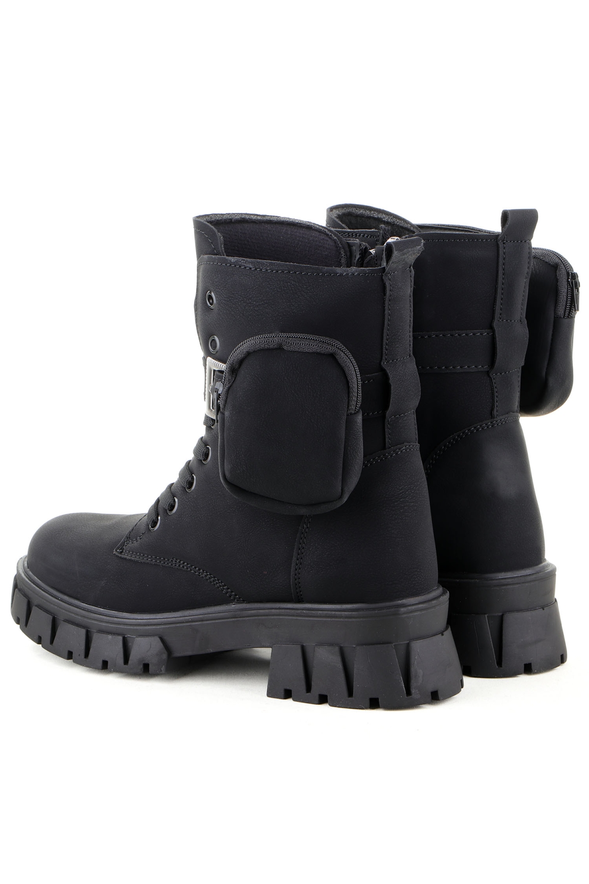 Lagartha Çanta Detaylı Fermuarlı Kadın Bot - Görsel 5