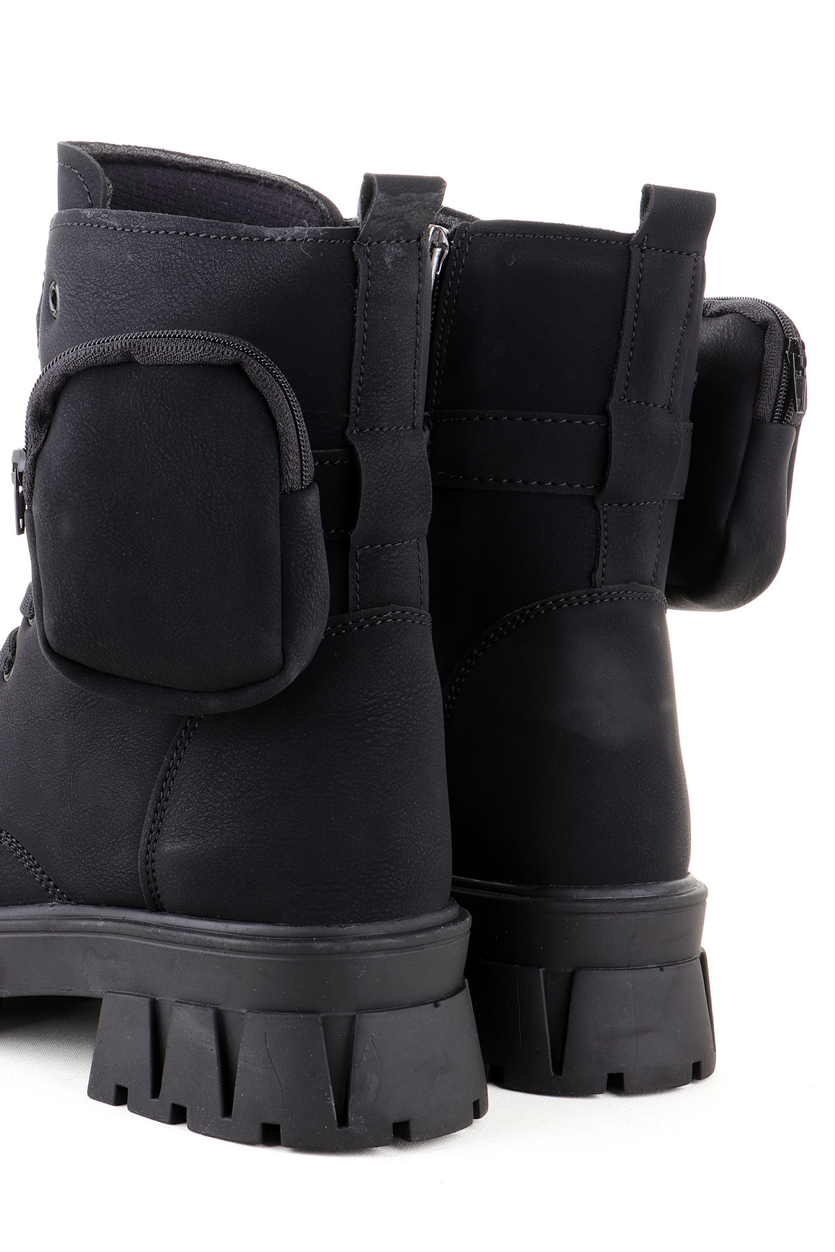 Lagartha Çanta Detaylı Fermuarlı Kadın Bot - Görsel 8