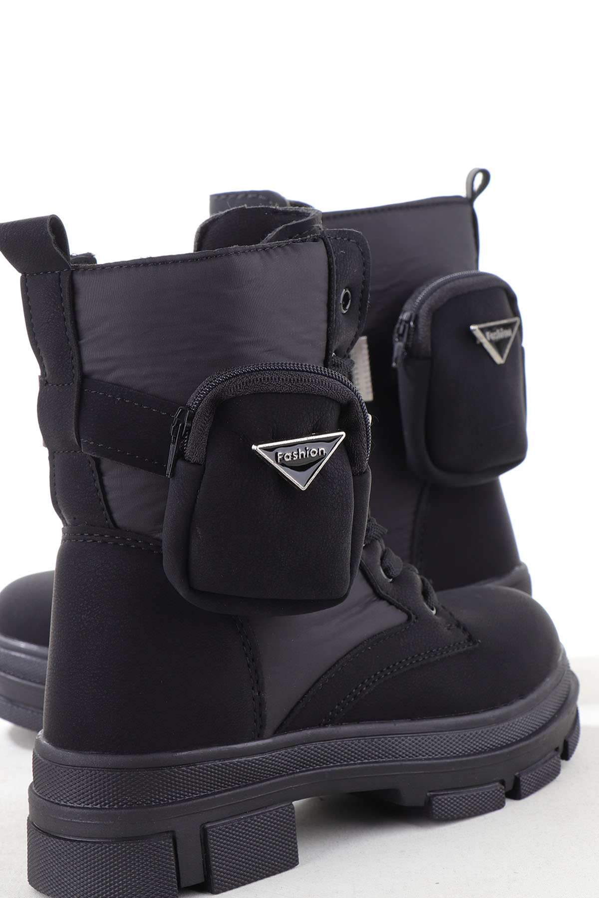 Lagartha Çanta Detaylı Fermuarlı Kadın Bot - Görsel 5