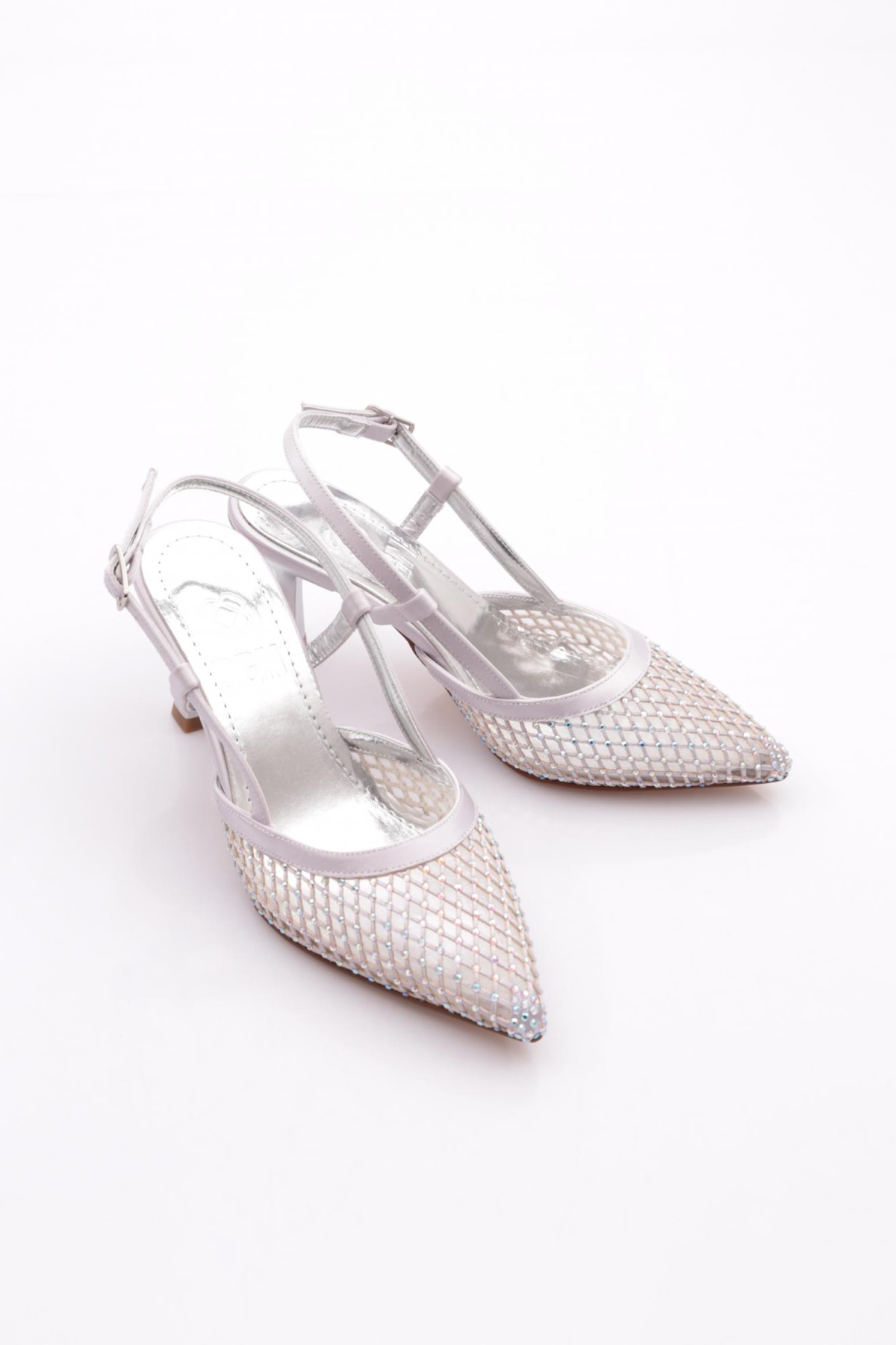 K267 Kadin Abiye Topuklu Ayakkabi - Görsel 3