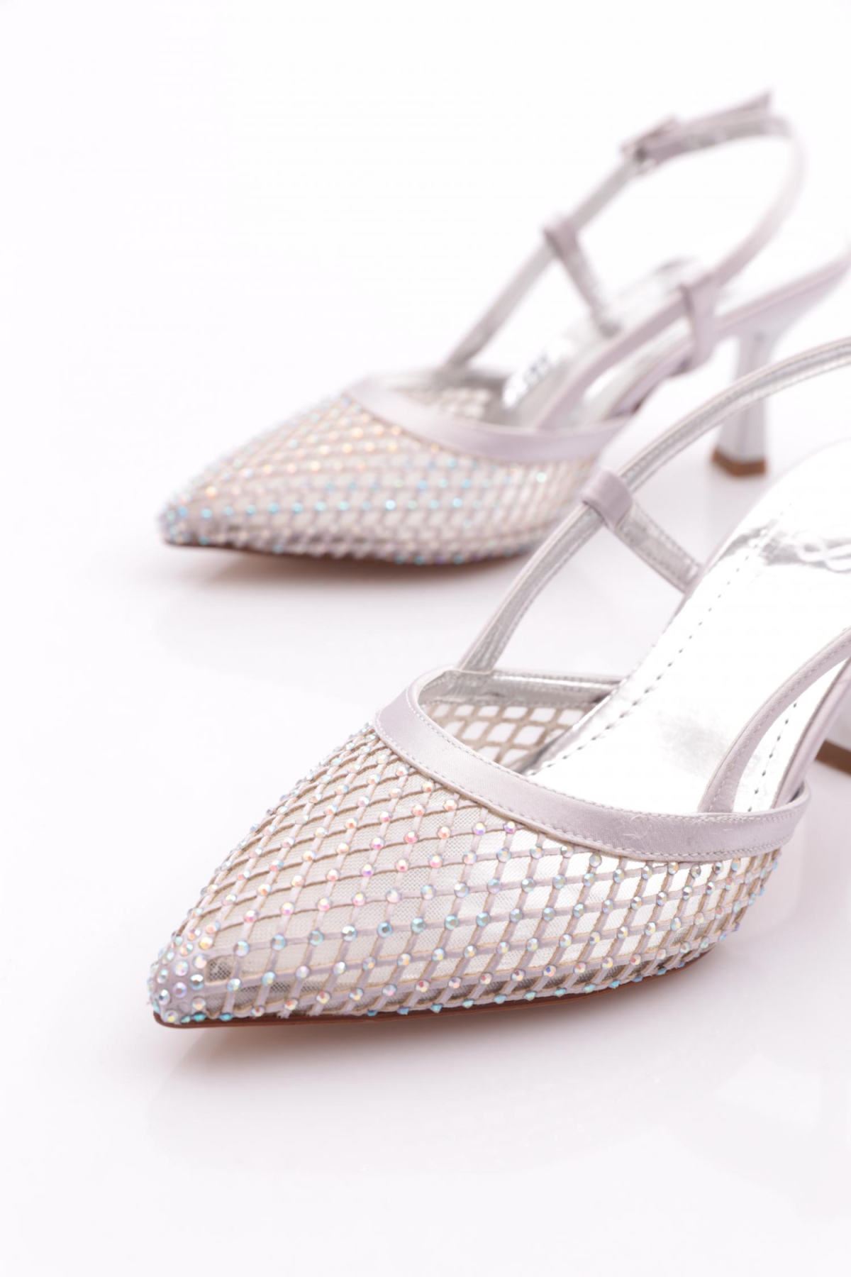 K267 Kadin Abiye Topuklu Ayakkabi - Görsel 5