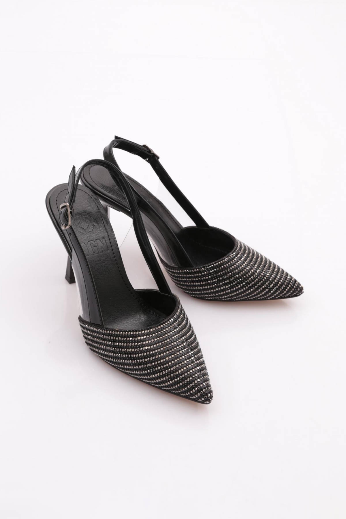 K961 Kadin Önü Kapali Abiye Ayakkabi - Görsel 3