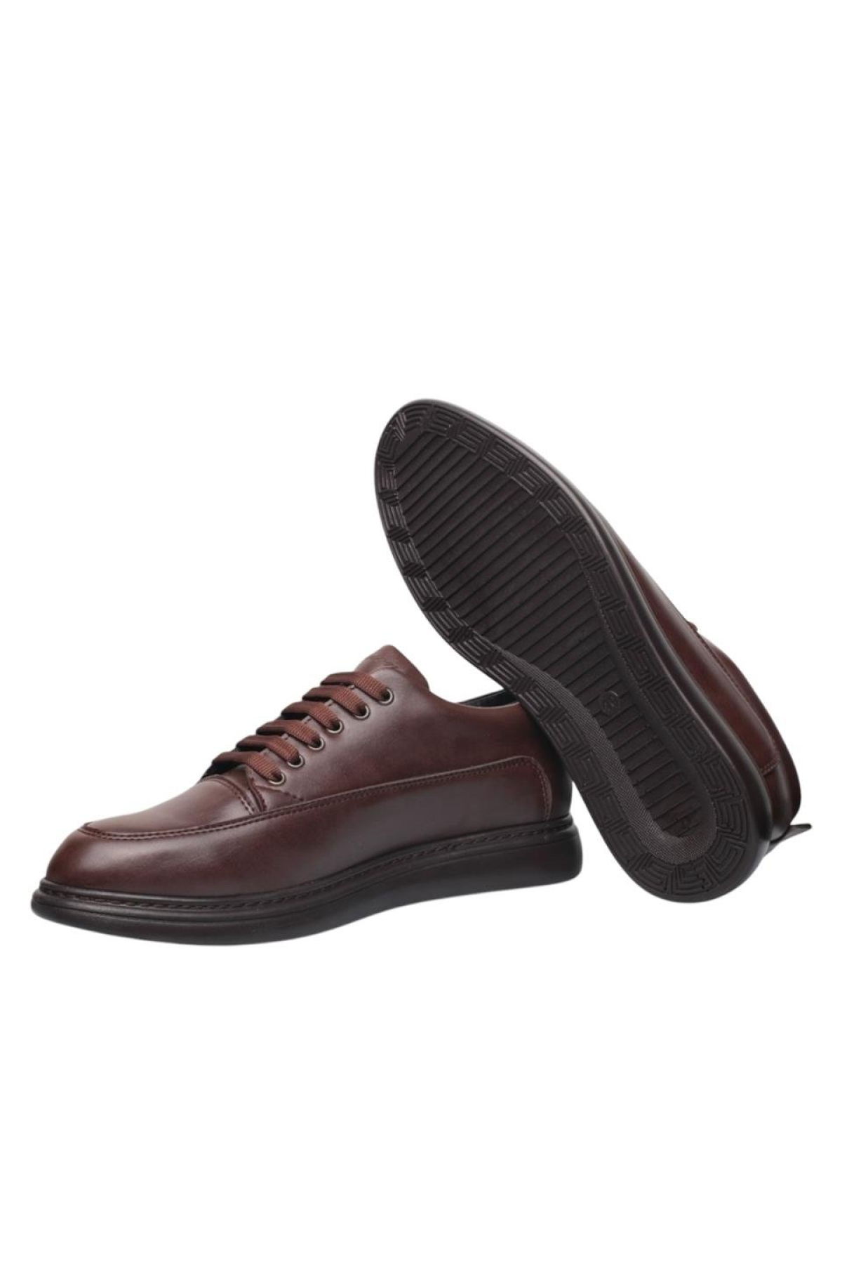 Erkek Ortopedik Jel İç Taban Comfort Günlük Ayakkabı KAHVERENGİ - Görsel 8