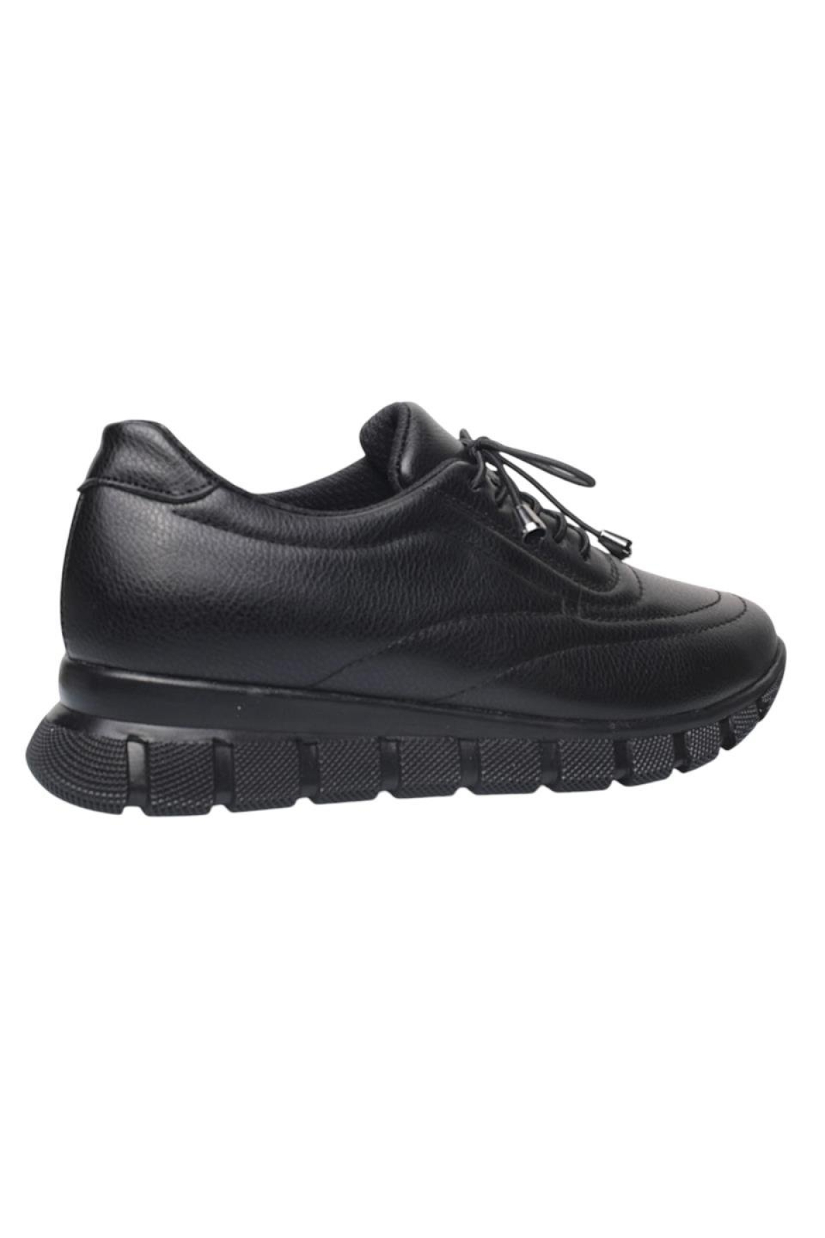 Kadın Günlük Rahat Comfort Taban Spor Sneaker Ayakkabı SİYAH - Görsel 8