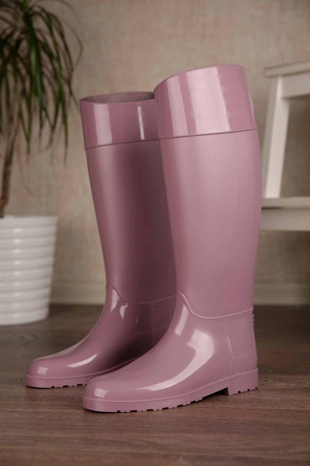 Kadın Uzun Yağmur Çizmesi SOMON - Görsel 5