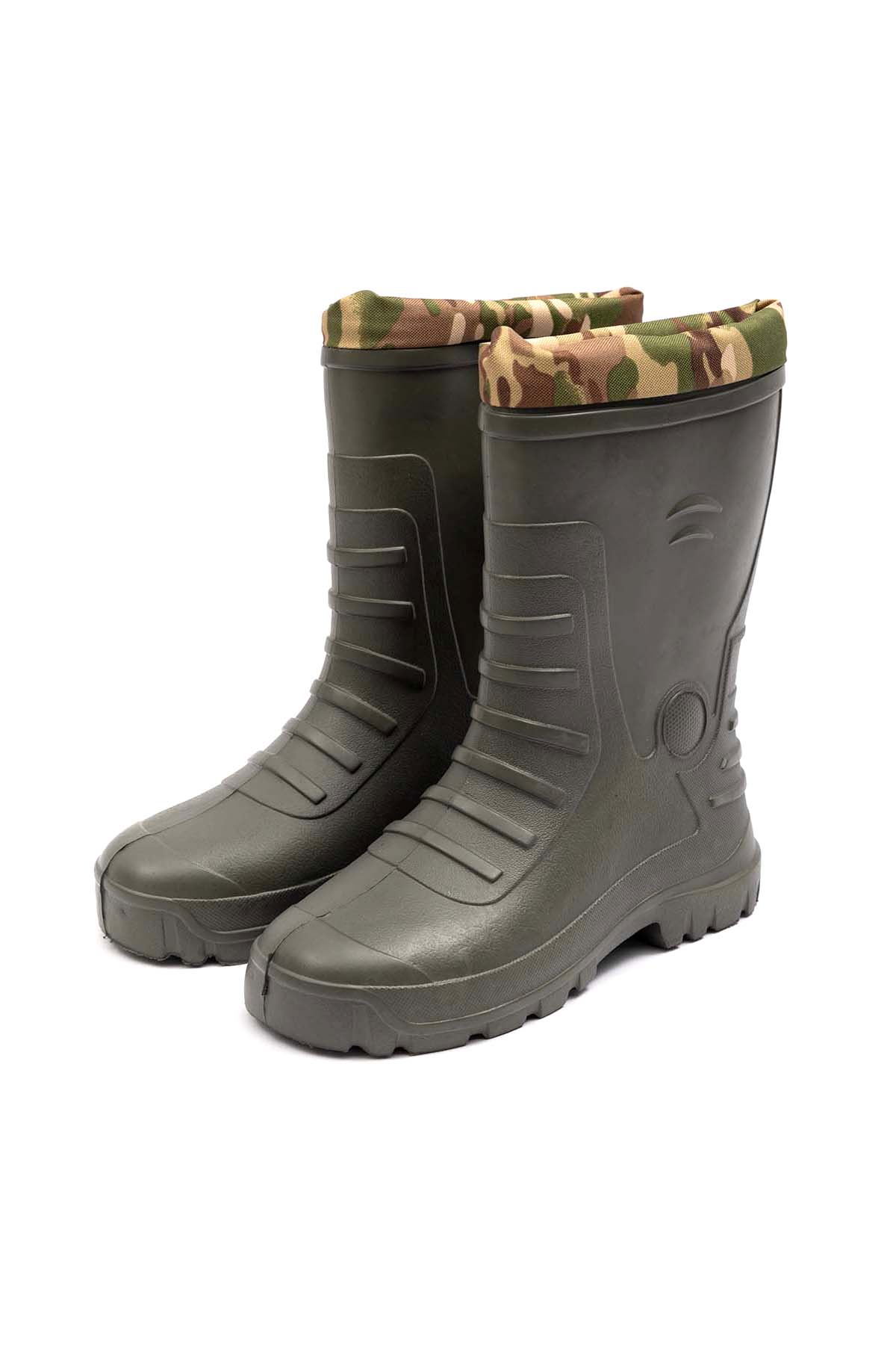 Kışlık Erkek Çoraplı Kısa Fır Çizme - Görsel 4