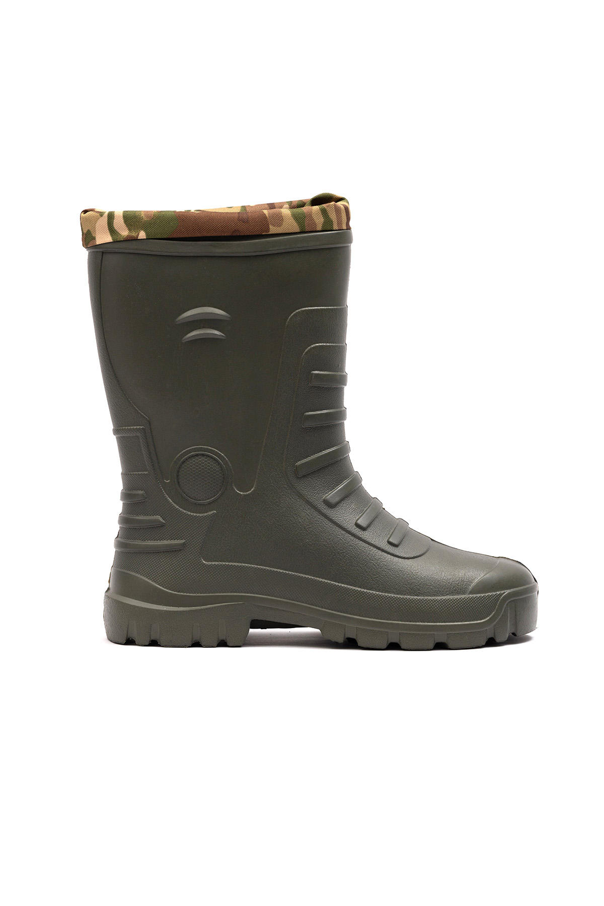 Kışlık Erkek Çoraplı Kısa Fır Çizme - Görsel 6