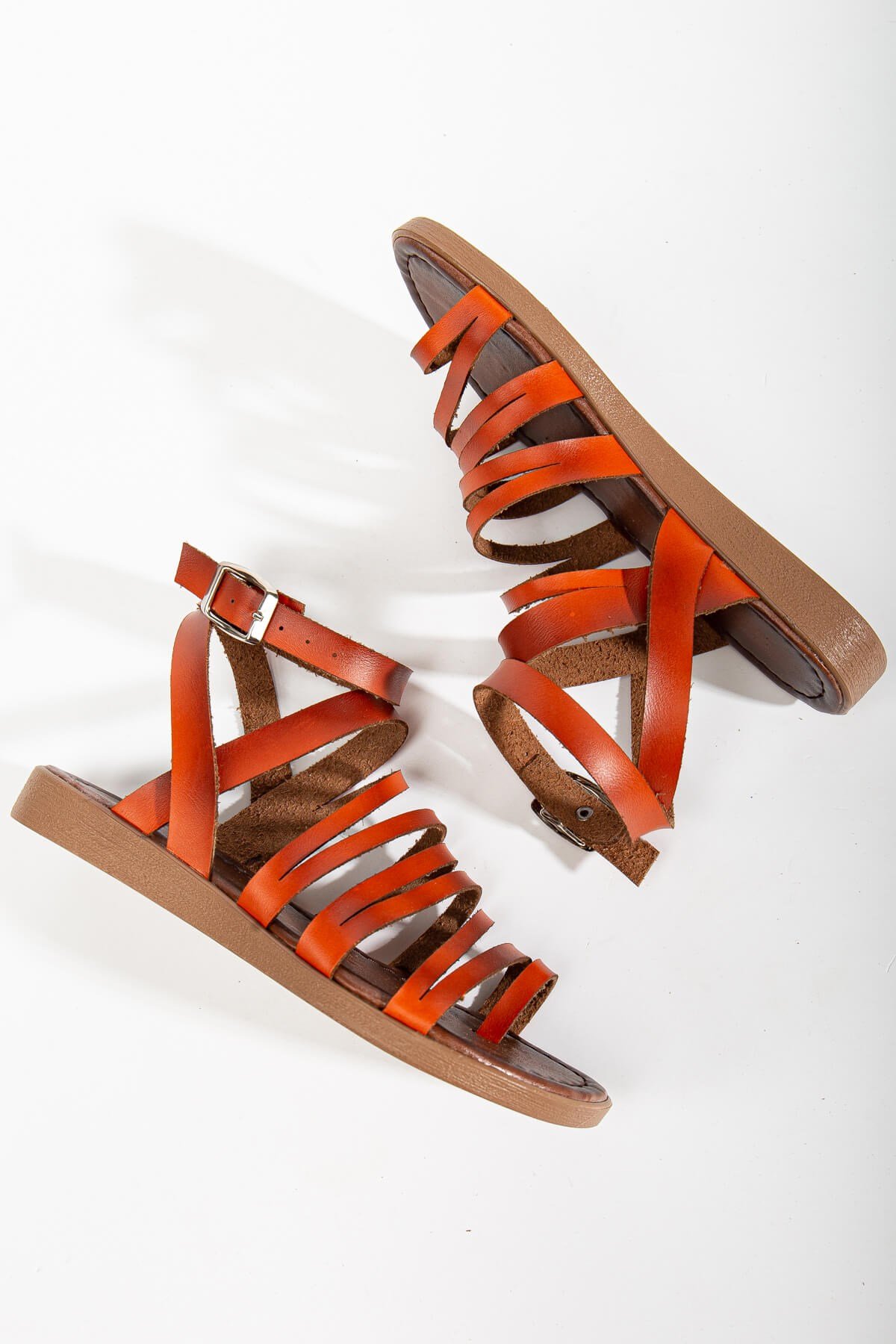 Kadın Sandalet ORANJ CİLT - Görsel 3