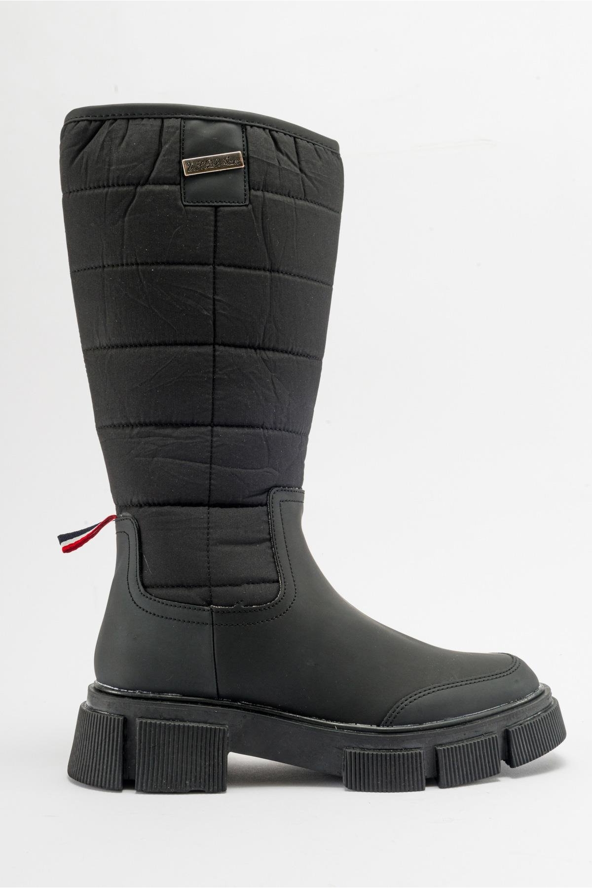 Kaydırmaz Taban Kadın Çizme SİYAH - Görsel 3